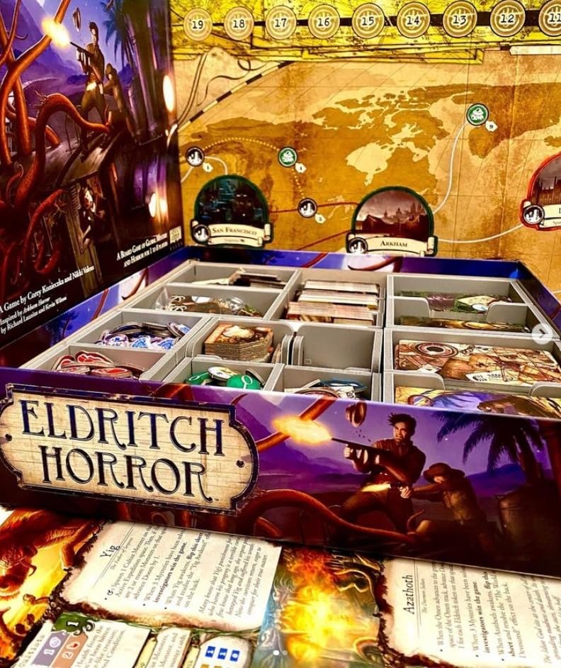 Asmodee Eldritch Horror Board Game - A World-Spanning Cooperative Adventure in Terror, Mystery Game for Adults, Ages 14+, 1-8 Players, 2-4 Hour Playtime customer photo 2