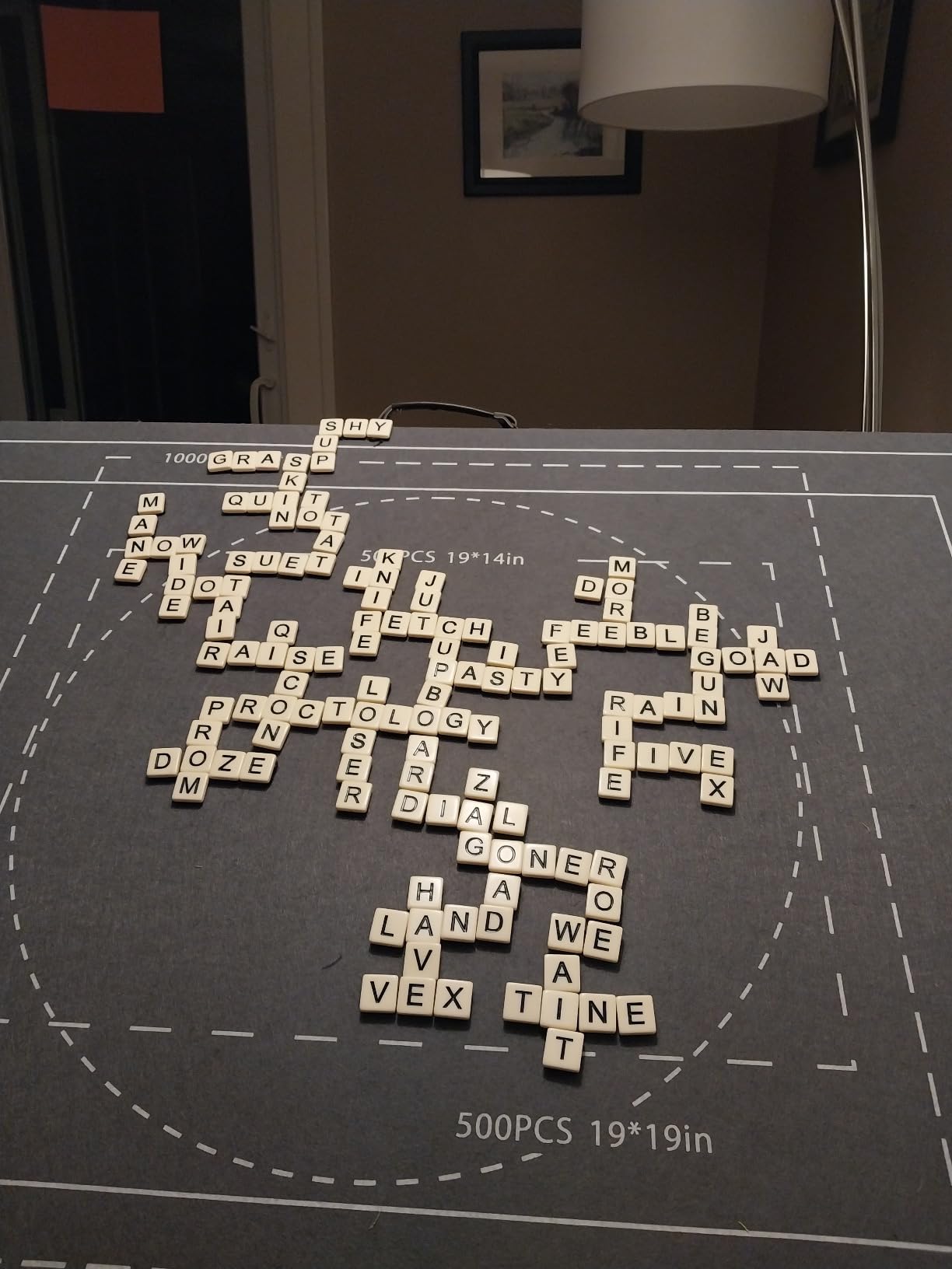 Bananagrams Classic Word Game, 144 Tiles in Banana Pouch, Travel Game customer photo 2