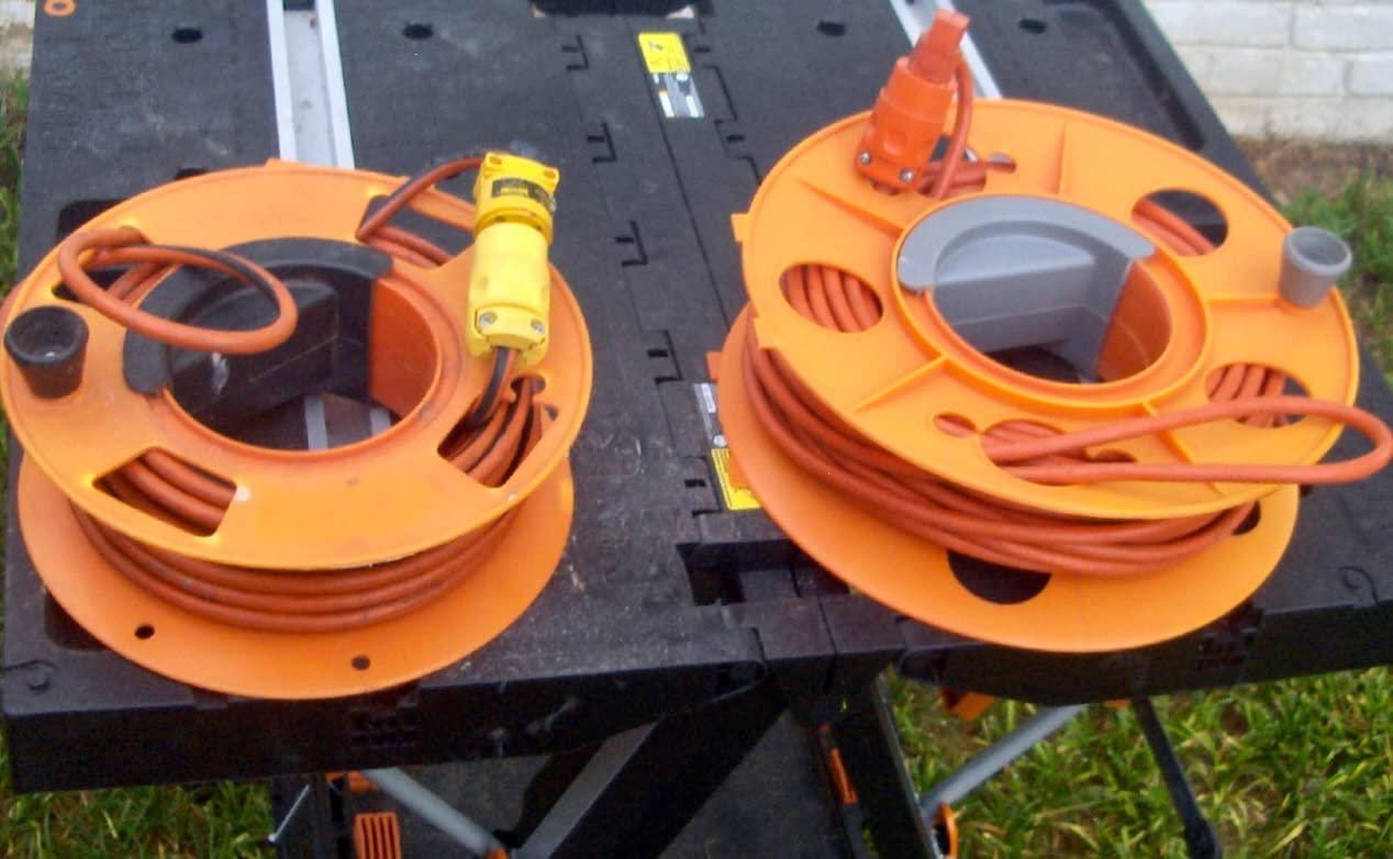 Bayco KW-130 Cord Storage Reel with Center Spin Handle, 150-Feet customer photo 2