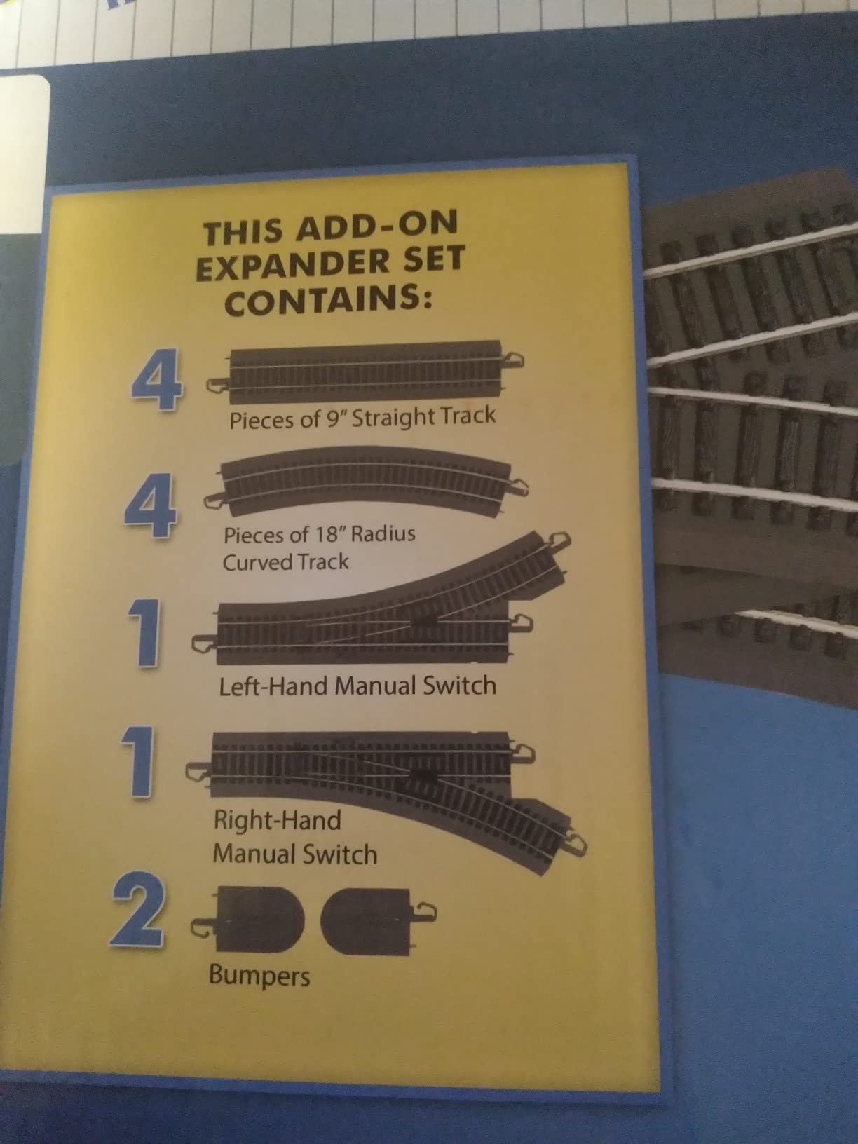 Bachmann Trains E-Z Track Layout Expander Set Steel Alloy Rail HO Scale customer photo 1