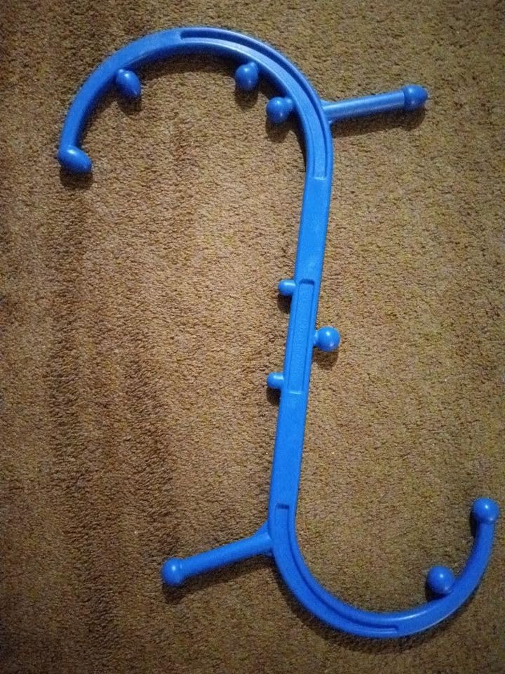 Body Back Buddy Classic Back Massager & Neck Massager for Pain Relief, Blue | USA Made Dual Massage Hooks For Back, Shoulder, And Neck, Muscle Knot Remover For Trigger Point Therapy And Full Body Relief customer photo 2