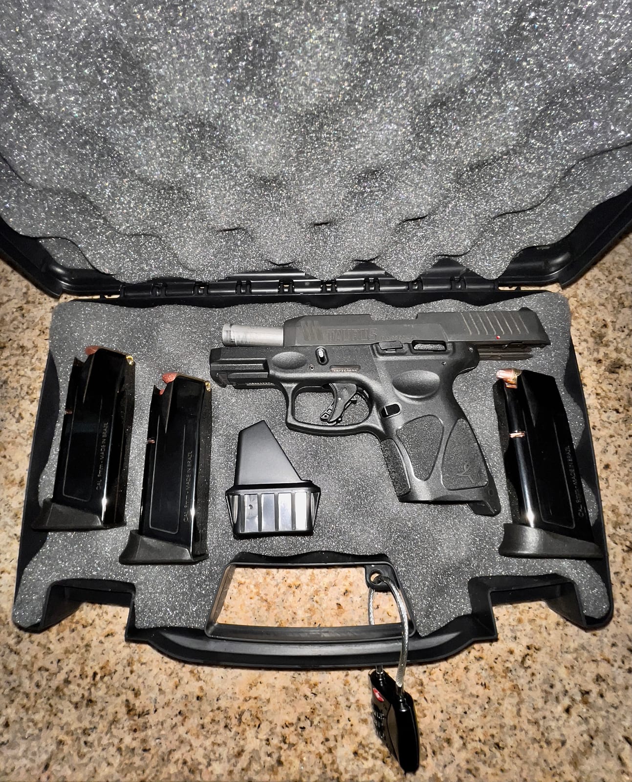 Plano Protector Series Single Pistol Case, Small, Black, Hunting Gun Case with Padlock Tabs and Foam Padding, Hard Plastic Pistol Case customer photo 1
