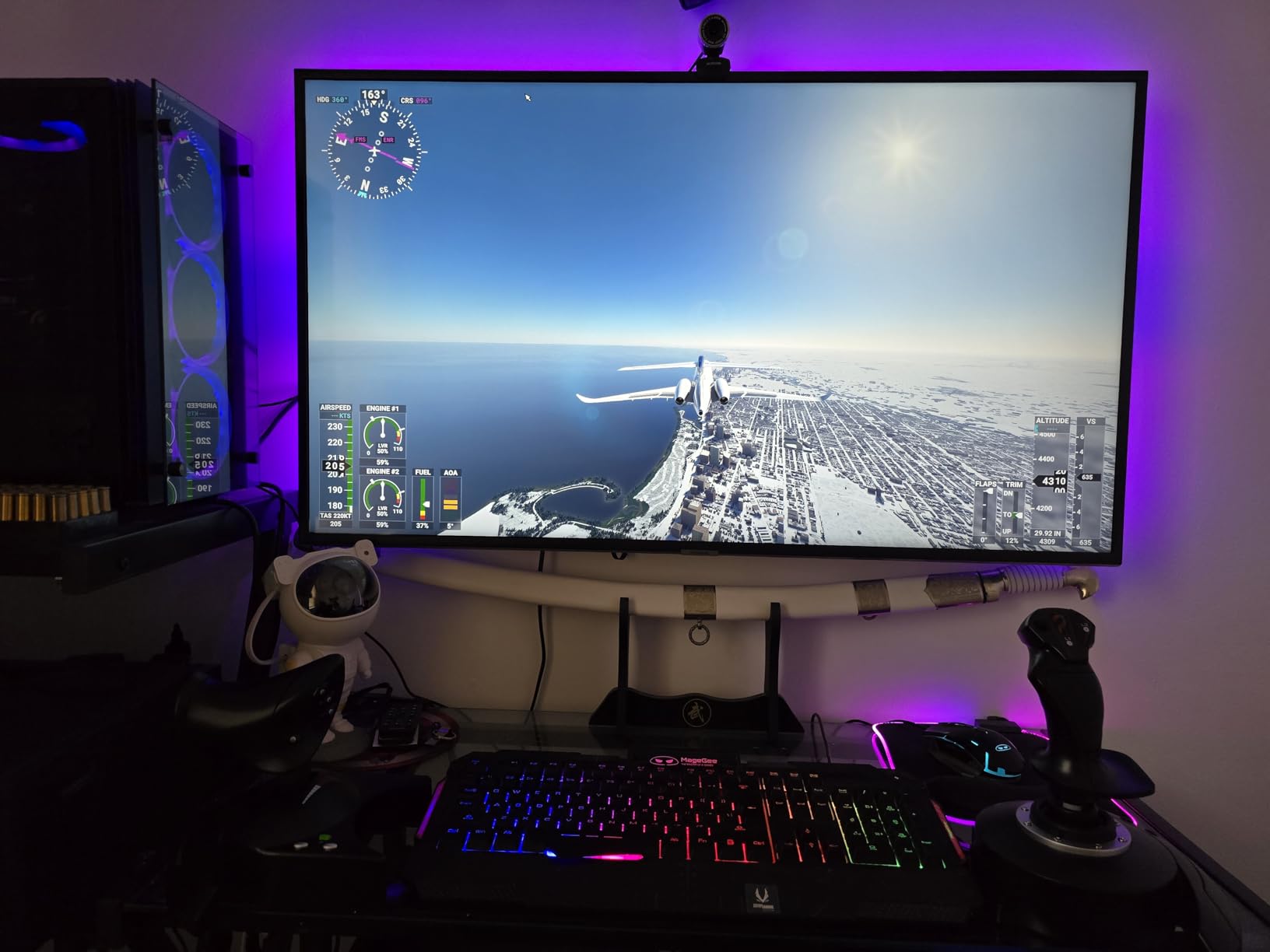 Thrustmaster T-Flight Hotas X USB Flight Sim Stick & Throttle - PC customer photo 2