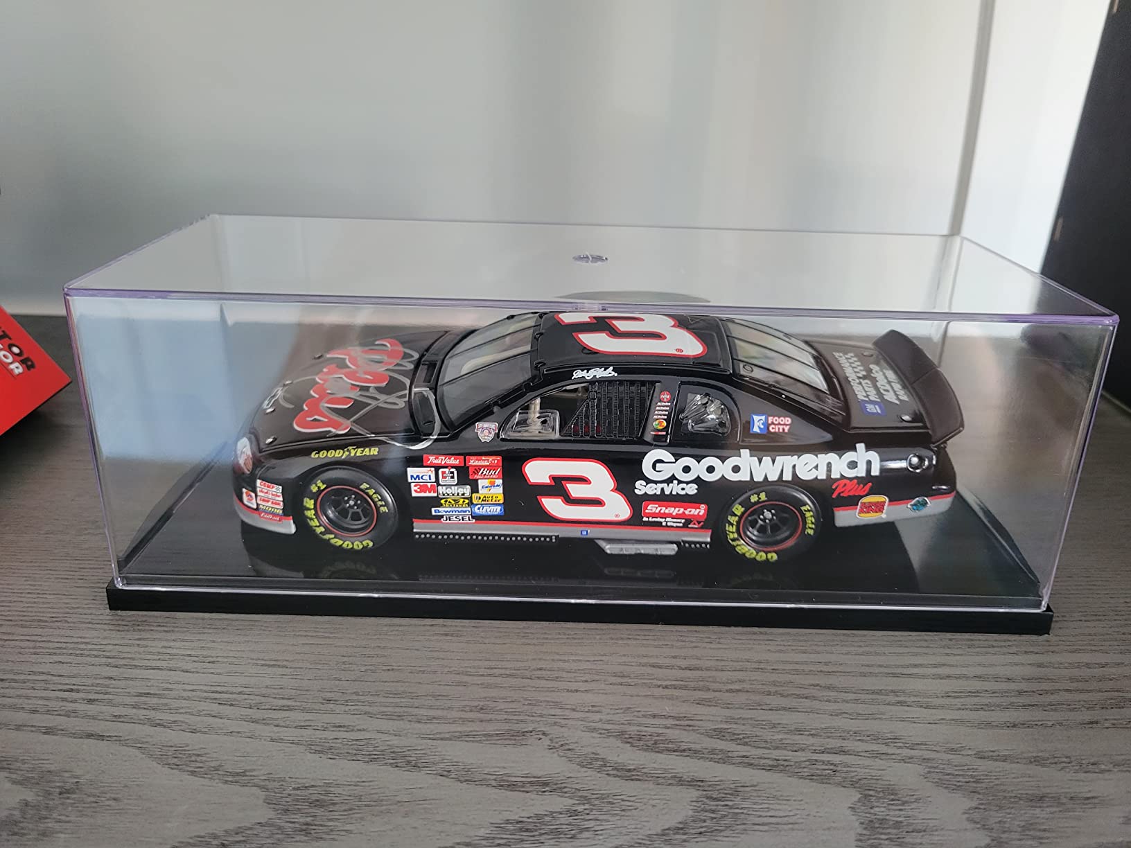 BCW Model Car Display Case | 1:24 Scale Diecast Car Display Case | Clear Acrylic Cover on Black Base | Protect and Showcase Collectible Diecast Cars from NASCAR, Formula 1, and More customer photo 1