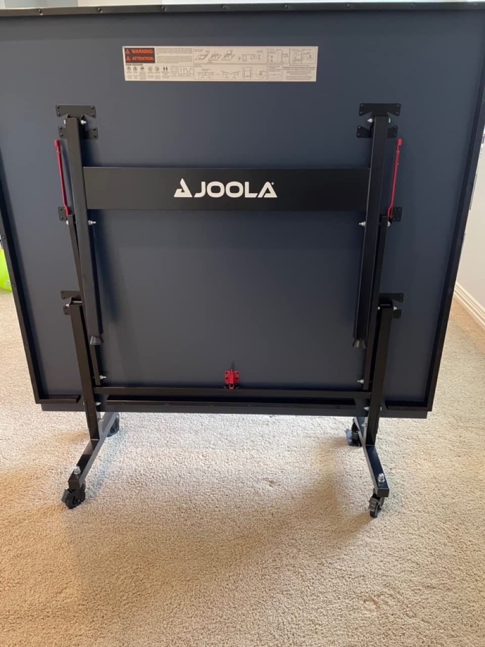 JOOLA Inside Professional MDF Indoor Ping Pong Table with Quick Clamp Table Tennis Net and Post Set - 10 Minute Easy Assembly - Tournament Quality - Foldable with Single Player Playback Mode customer photo 1