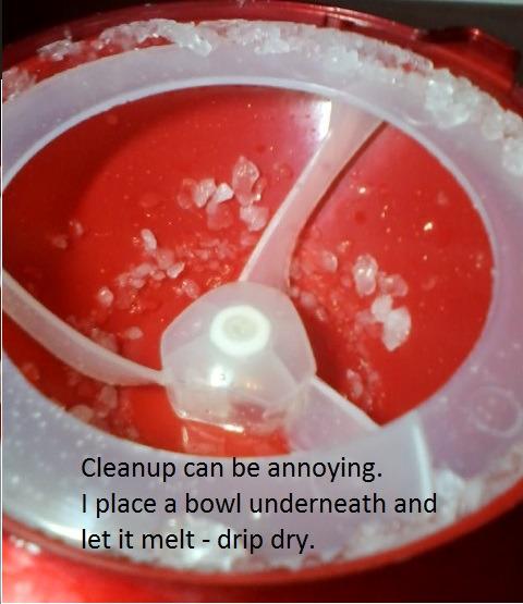 Nostalgia Snow Cone Shaved Ice Machine - Makes 20 Icy Treats - Includes 1 Reusable Plastic Cup - Retro Red customer photo 2