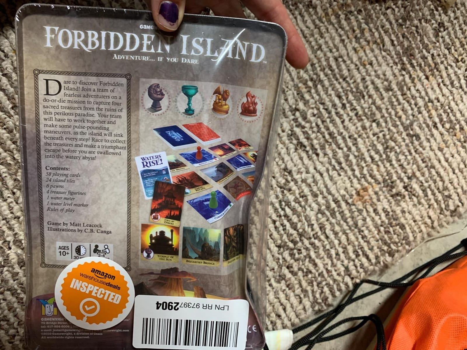 Gamewright Forbidden Island - The Cooperative Strategy Survival Island Board Game customer photo 1