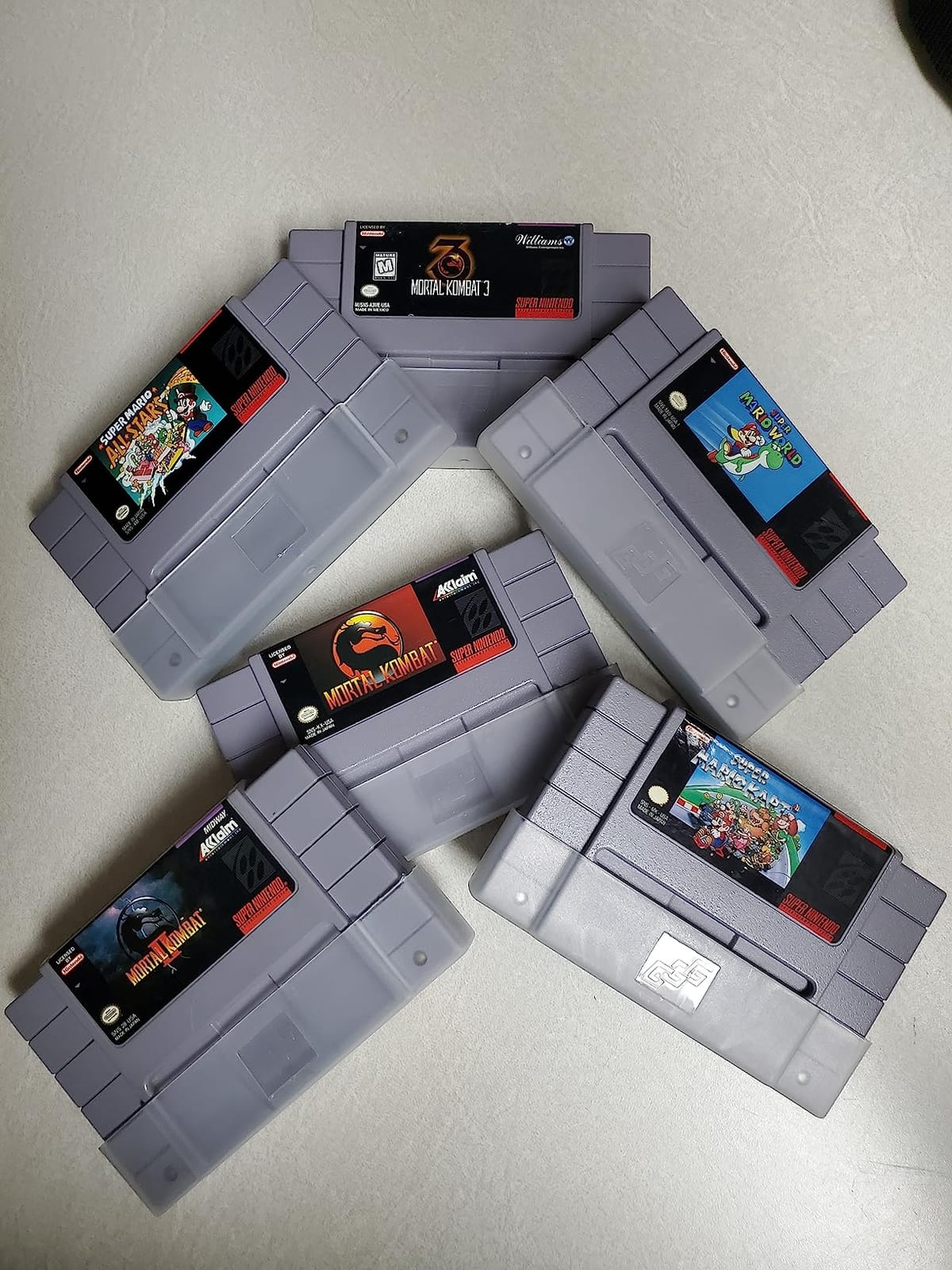 GGG0018 Video Game Cartridge Dust Cover 6 Pack: for Super Nintendo Games (SNES Protector Sleeve Cover or Case) customer photo 1