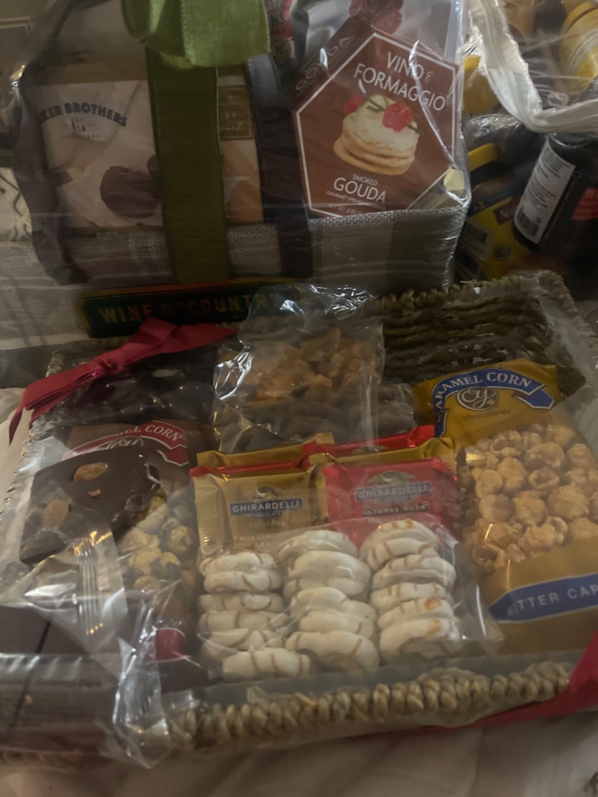 A Gift Inside Chocolate Gift Basket - Sweet Treats Gift Tray, Chocolates Gift Basket for Mom, Dad, Family & Friends customer photo 2