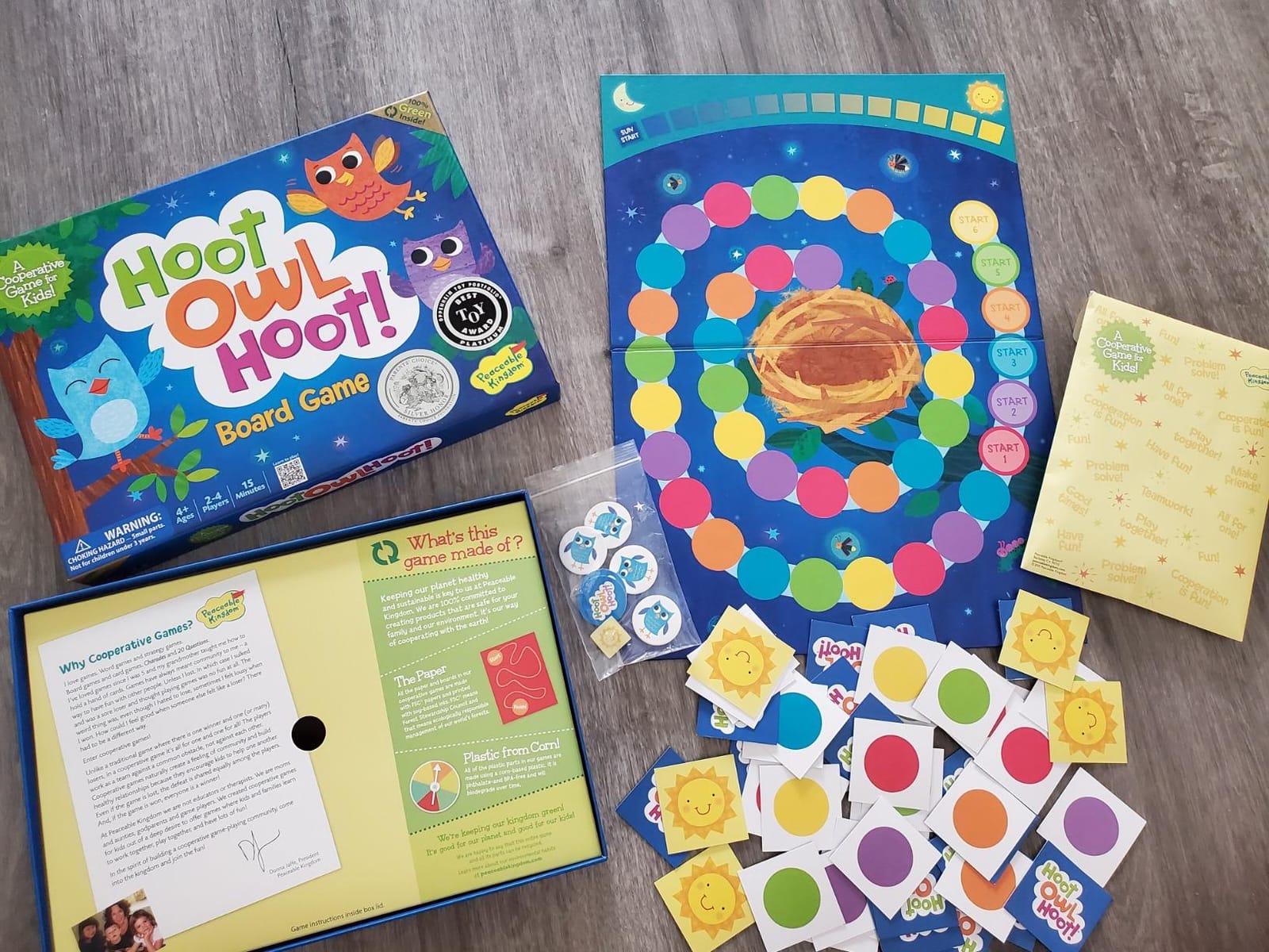 Peaceable Kingdom Hoot Owl Hoot - Cooperative Matching Game For Kids customer photo 2