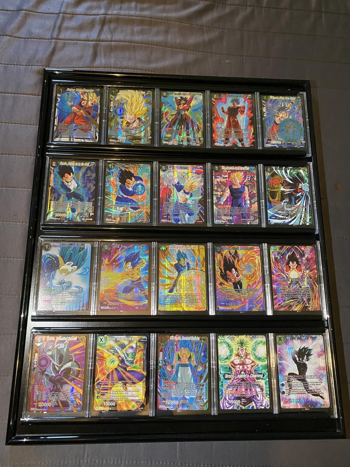 MCS Collector Card Wall Display, 16x20, Holds 20 Cards, Black | Wall-Mounted Display Case For Sports Trading Cards, Protective Clear Front customer photo 1