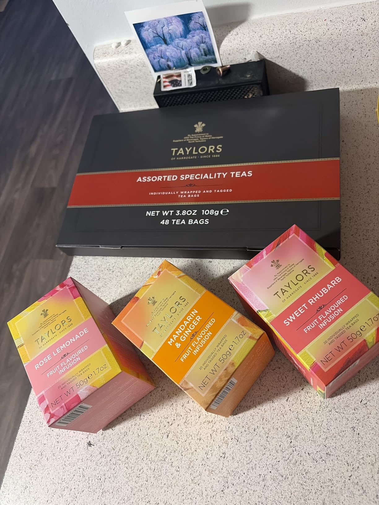 Taylors of Harrogate Assorted Specialty Teas Sampler, Variety Pack Gift Box, Individually Wrapped Bags, 48 Count (Pack of 1), Premium Black, Green & Herbal Teas, Mixed Caffeinated & Caffeine-Free Selection, 48 Teabags customer photo 1