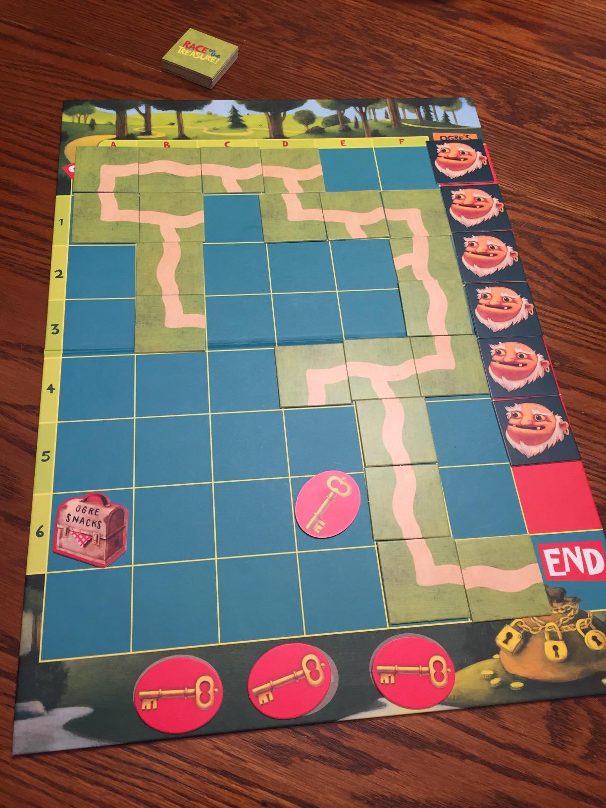 Peaceable Kingdom Race to the Treasure! Cooperative Path Building Game for 2 to 4 Kids Ages 5+ customer photo 1