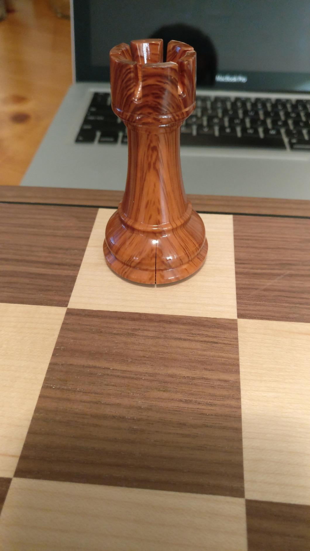 Abigail Chess Inlaid Wood Folding Board Game with Pieces - 21 Inch Set customer photo 1