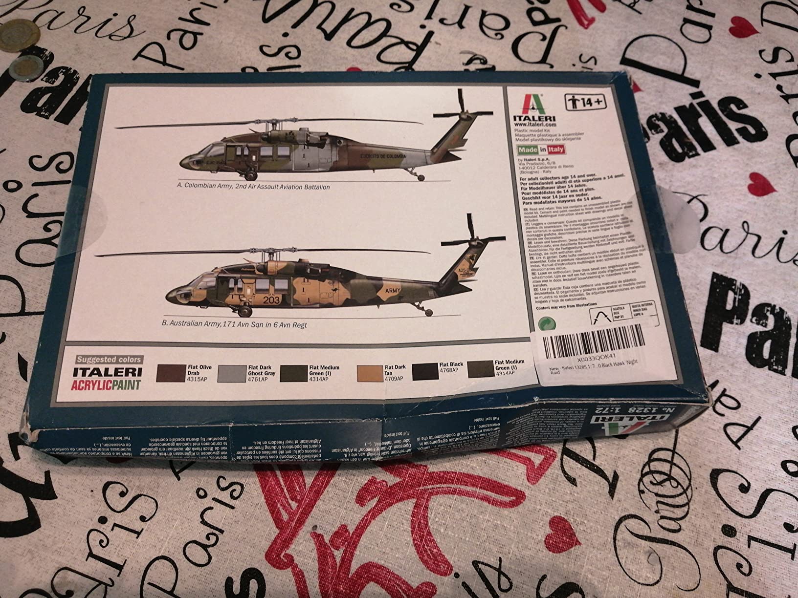 Italeri 1328S 1:72 - UH-60/MH-60 Black Hawk 'Night Raid' Helicopter Model Kit customer photo 1