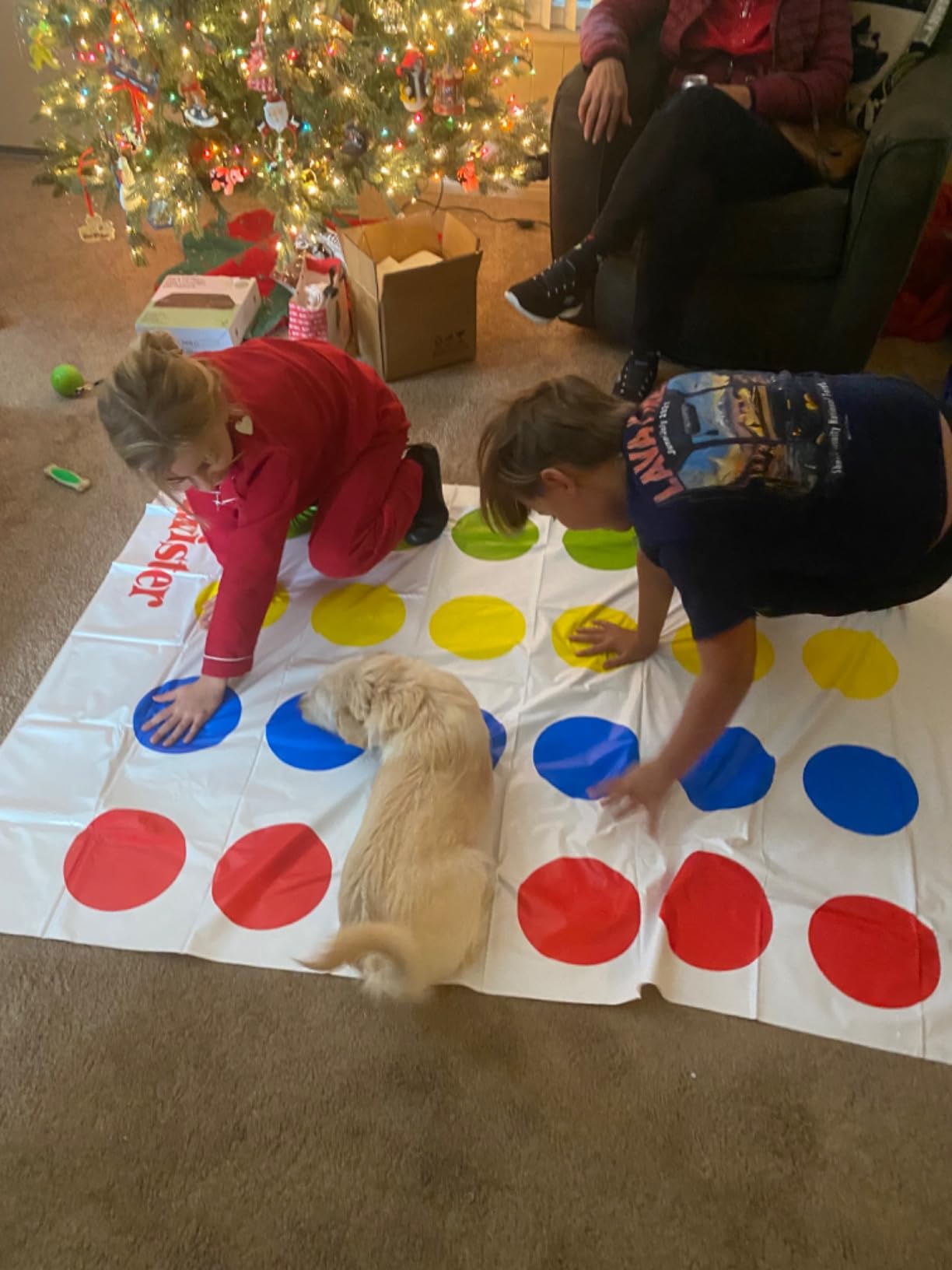 Hasbro Twister Party Classic Board Game for 2 or More Players, Indoor and Outdoor Game for Kids 6 and Up customer photo 2