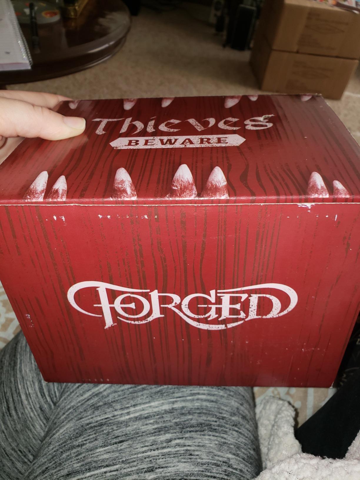 Forged Dice Co. Mimic Chest Dice Storage Box - Holds up to 35 DND Dice or 5 Polyhedral Dice Sets - Great DND Gifts for Men & Compatible with Dungeons & Dragons customer photo 2