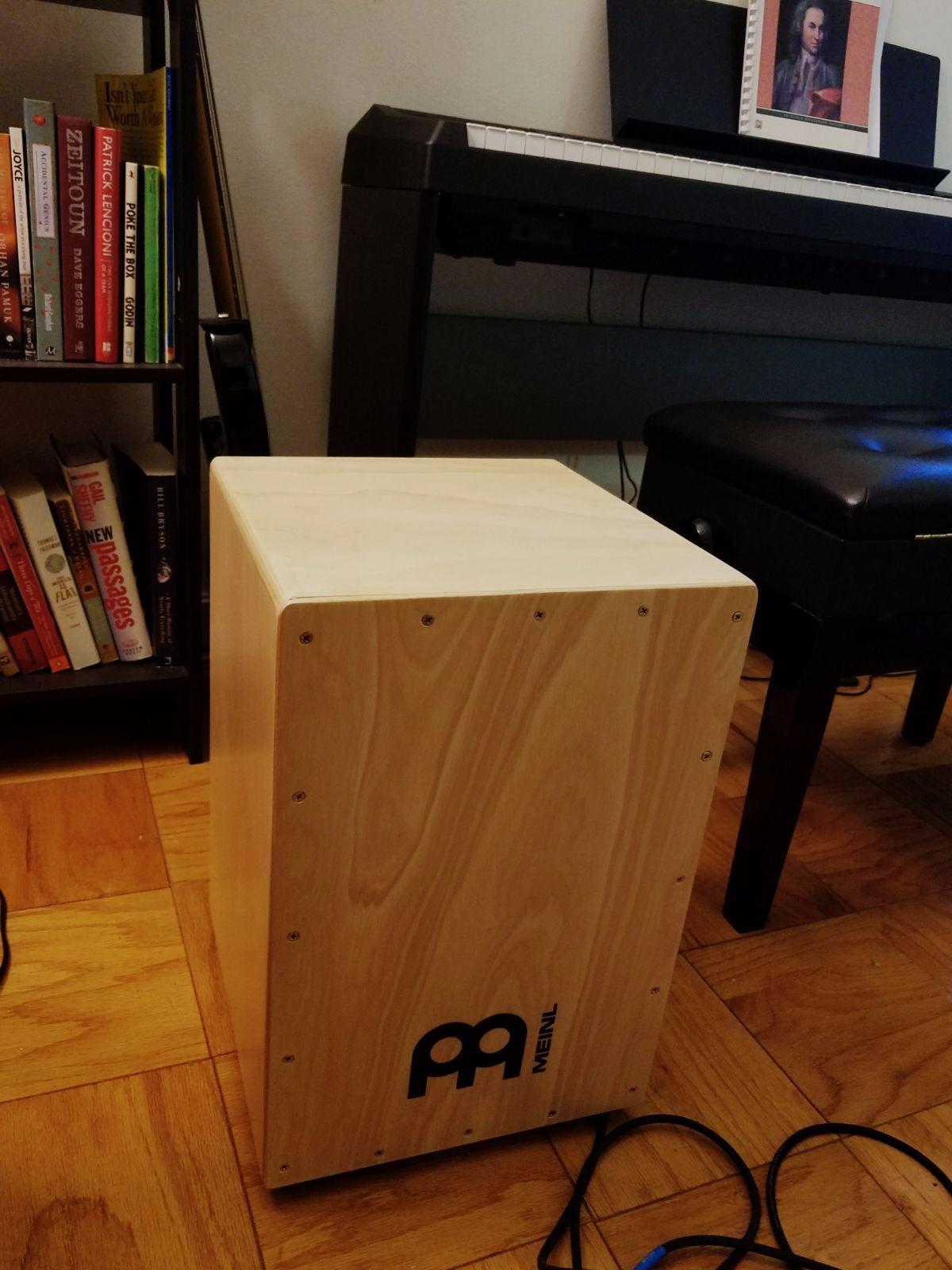 String Cajon Box Drum Instrument with Internal Snare Strings, Adjustable - NOT MADE IN CHINA - Play with Your Hands, 2-YEAR WARRANTY customer photo 2