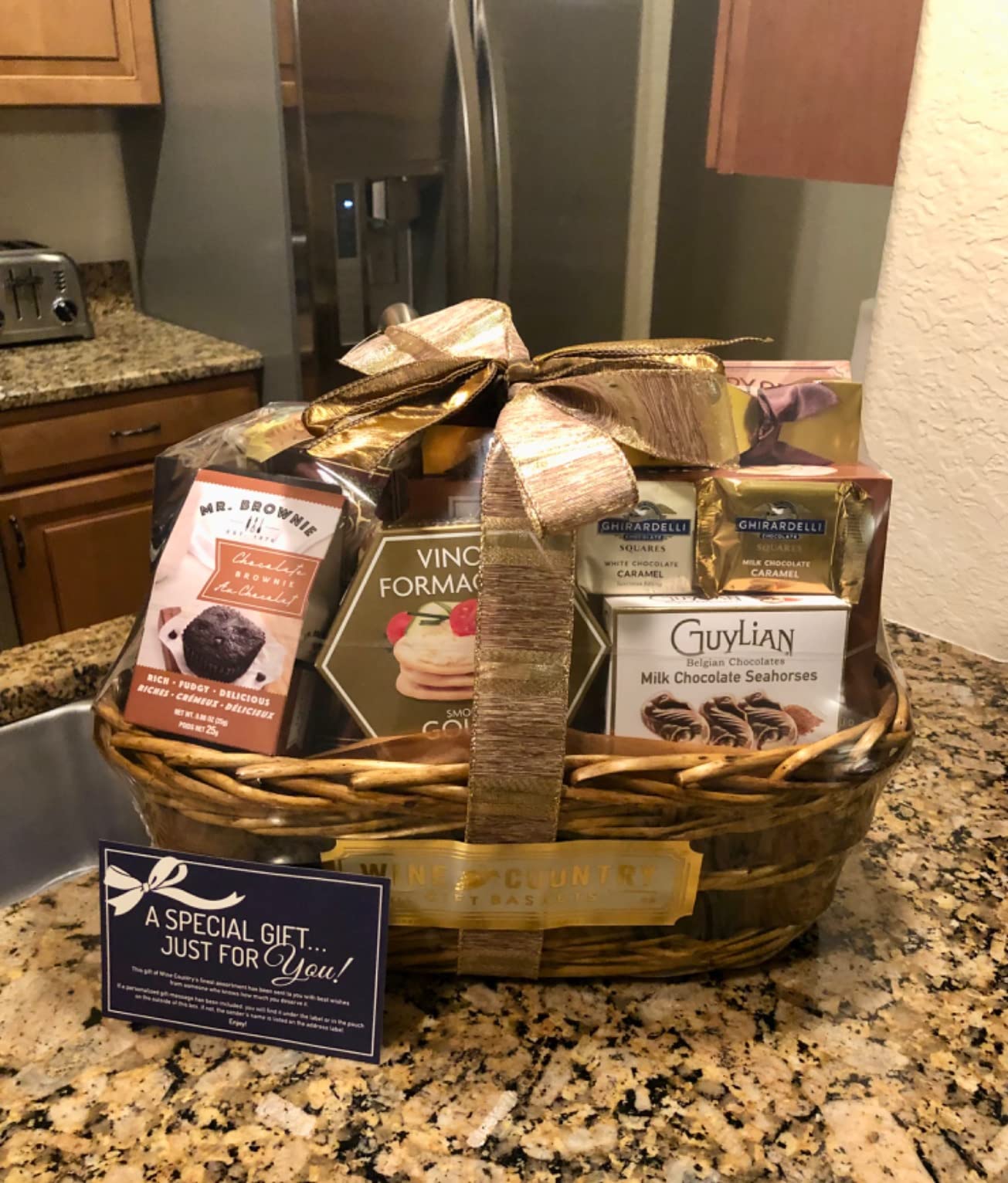 Wine Country Gift Baskets The Bon Appetit Gourmet Gift Basket Gift for Families College Students Appreciation Thank You Congratulations Get Well Soon Care Package customer photo 2