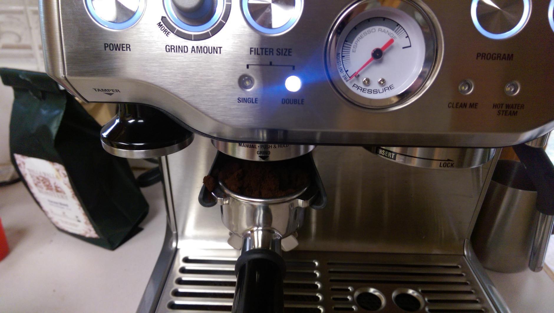 Breville BES870XL Barista Express Espresso Machine, Brushed Stainless Steel customer photo 1