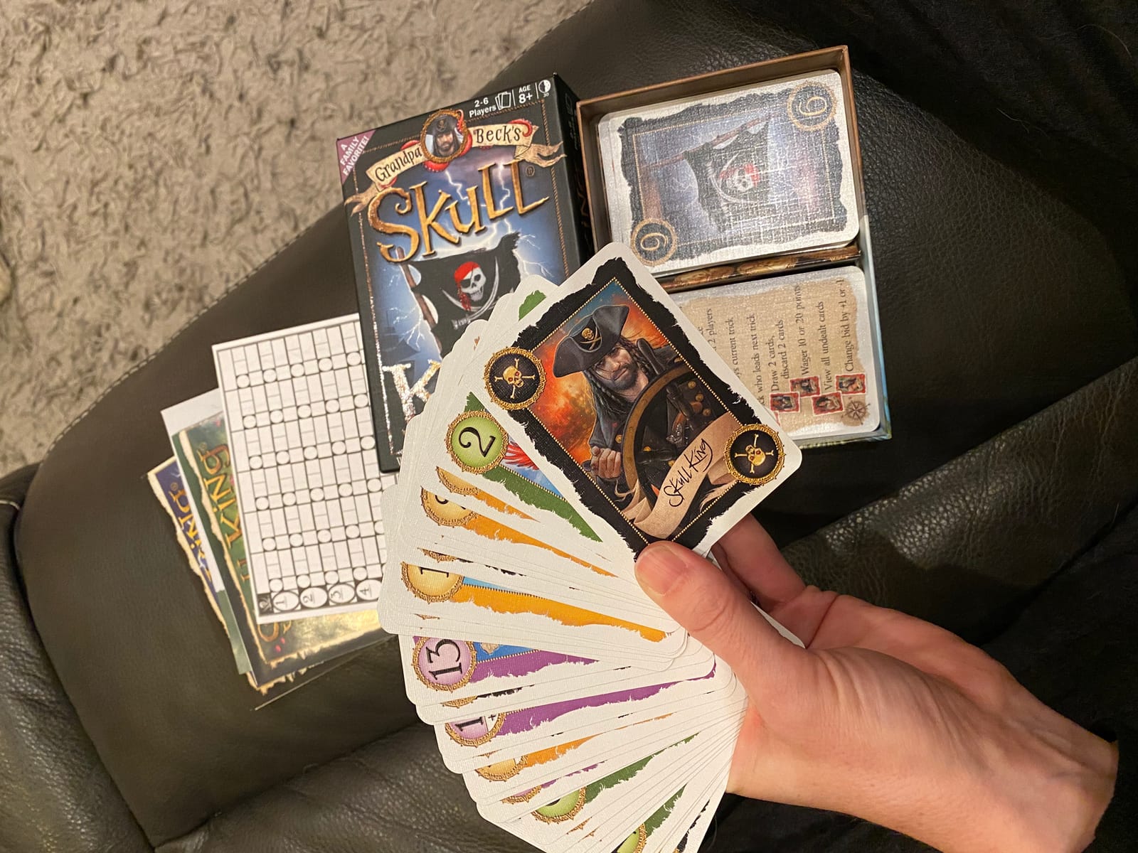 Grandpa Beck's Games Skull King Trick-Taking Card Game | Predict every trick, battle pirates and mermaids, and prove you're the greatest captain on game night. customer photo 1