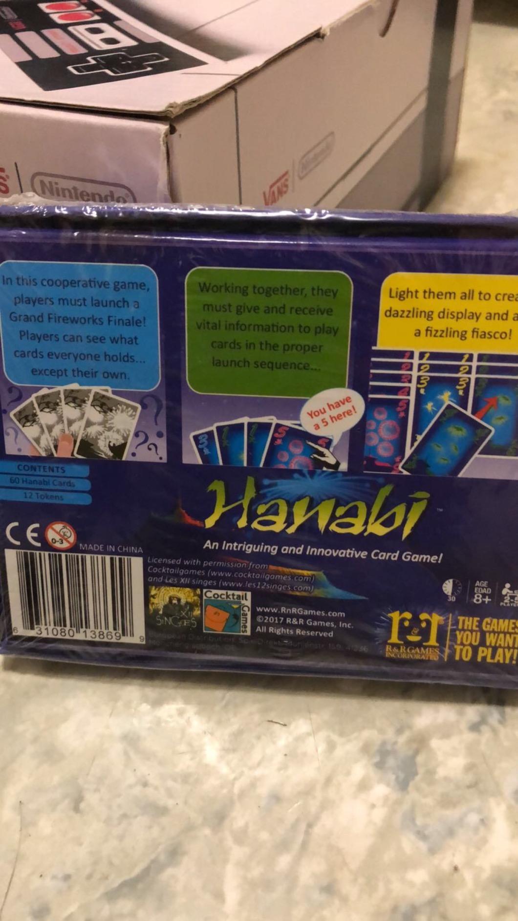 R&R Games Hanabi Strategy Card Game - Cooperative Fireworks Card Game customer photo 1