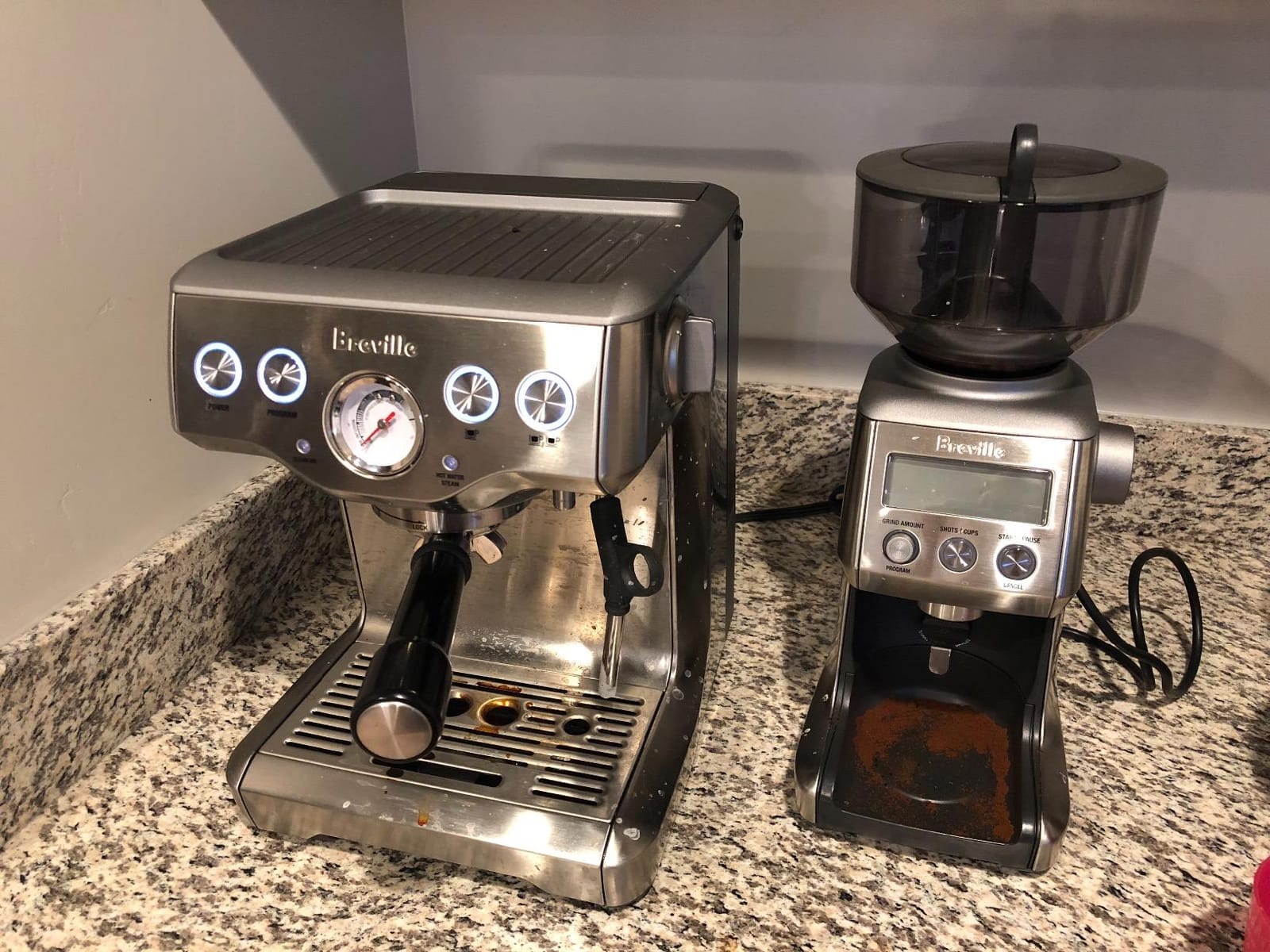 Breville BES840BSXL Infuser Espresso Machine, Black Sesame with Steam Wand customer photo 2