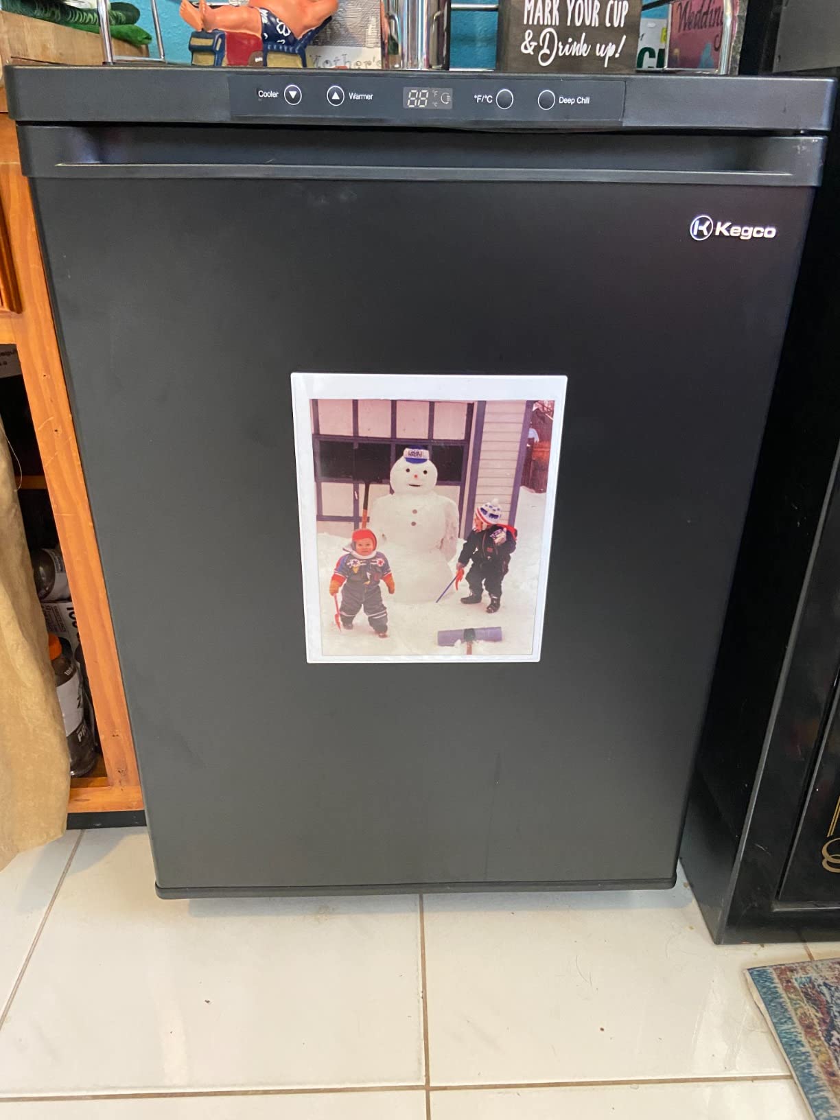 Kegco K309B-2 Double Faucet Digital Black Kegerator customer photo 1