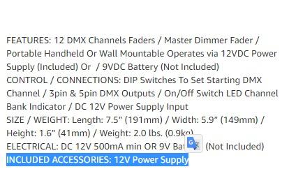 ADJ Products SDC12, 12 Channel Basic DMX Controller, Easily Fade and Dim Multiple Lights customer photo 1