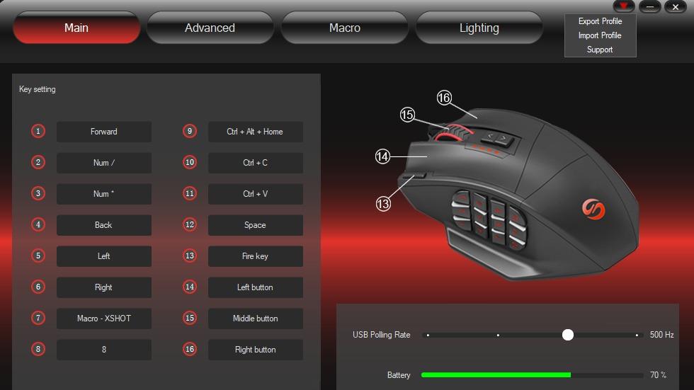UtechSmart Venus Pro Wired MMO Gaming Mouse - 16400 DPI RGB customer photo 1