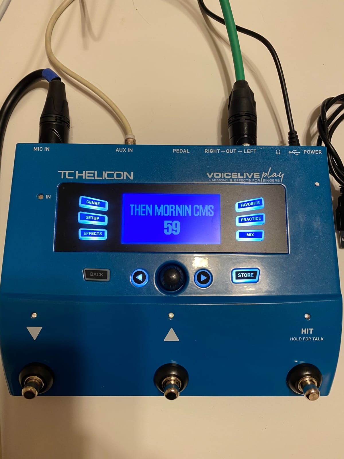 TC Helicon Voice Live Play Vocal Effects Processor customer photo 1