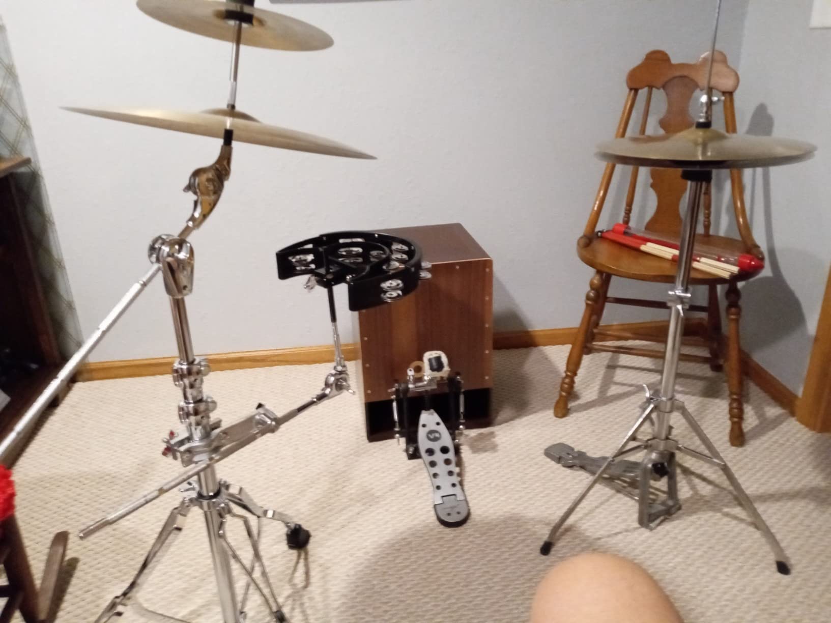 Meinl Percussion Bass Cajon - Subwoofer Snare Sit-On Box Drum | NOT MADE IN CHINA, Jumbo Size, Front Sound Ports, Walnut Frontplate customer photo 1
