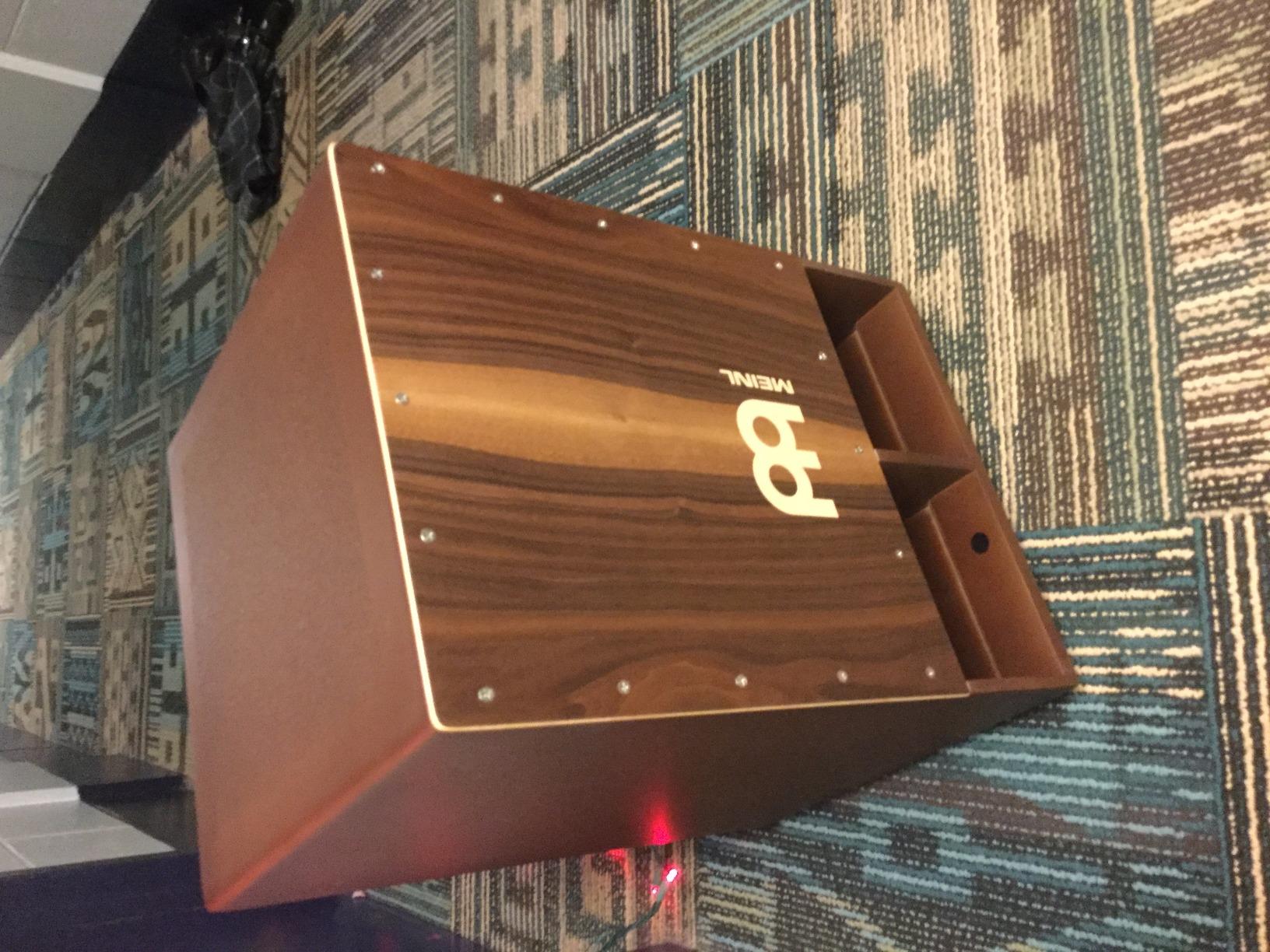 Meinl Percussion Bass Cajon - Subwoofer Snare Sit-On Box Drum | NOT MADE IN CHINA, Jumbo Size, Front Sound Ports, Walnut Frontplate customer photo 2