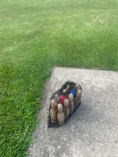 STERLING Sports Premium Wooden Lawn Bowling Skittles Set 11