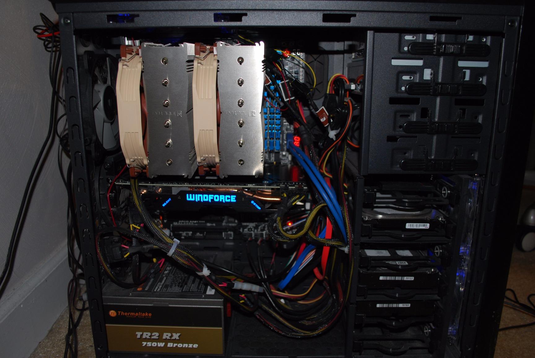 Noctua NH-D15, Quiet High-Performance Dual Tower CPU Cooler | 168mm Height, Enthusiast-Grade Low-Noise Cooling, 6 Heatpipes, For Intel & AMD, Dual 140mm Fans customer photo 1