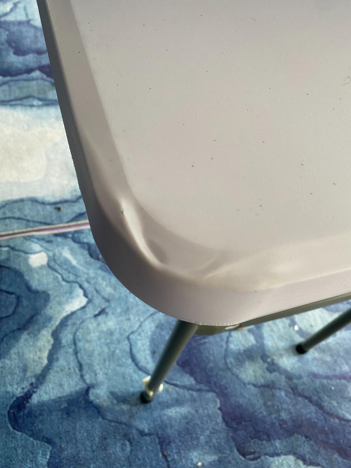 Flash Furniture 4-Foot Granite White Plastic Folding Table | Lightweight, Easy Storage, Commercial Grade customer photo 1