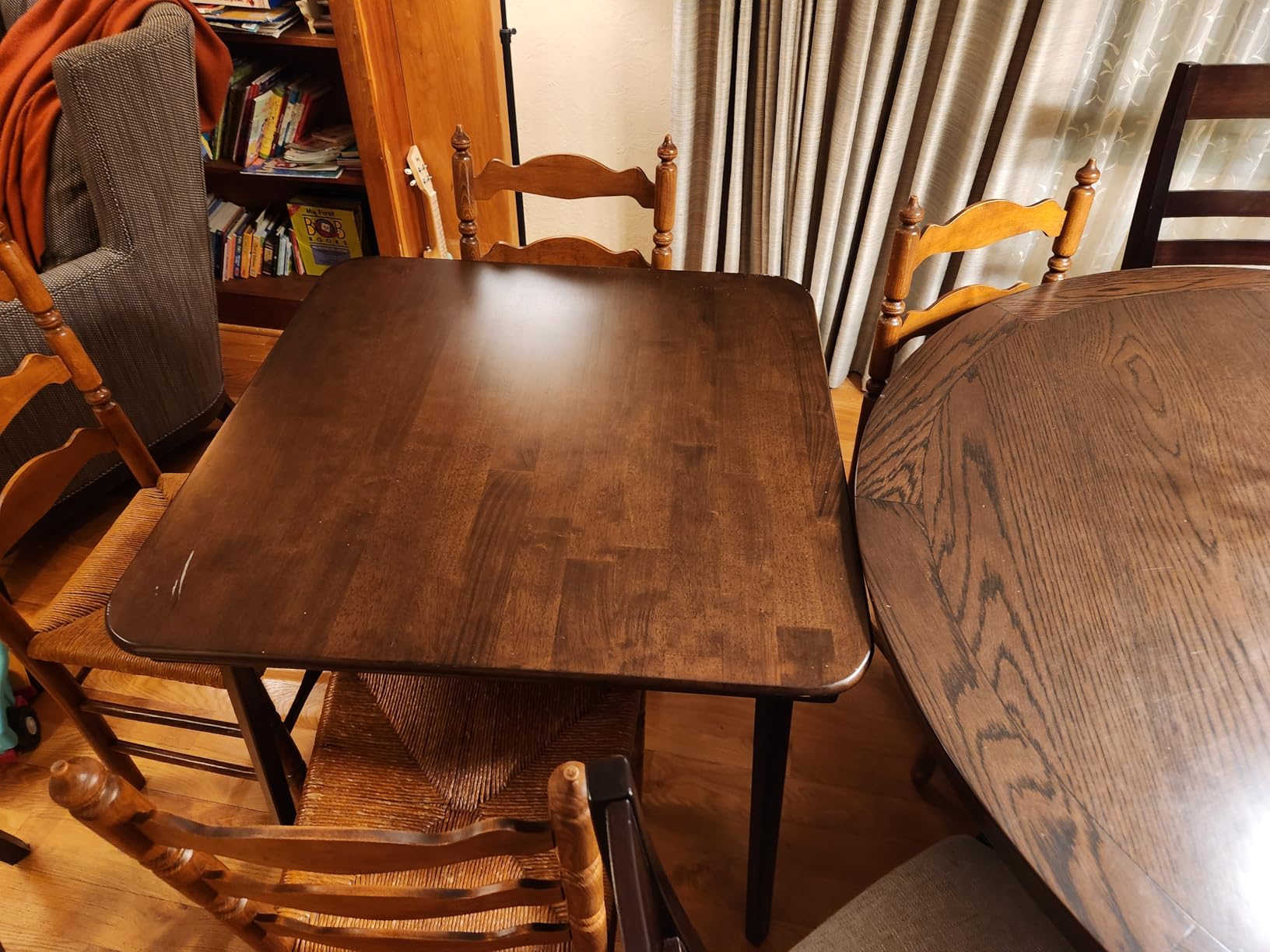 Stakmore Classic Straight Edge Square Wood Folding Card Table, 32