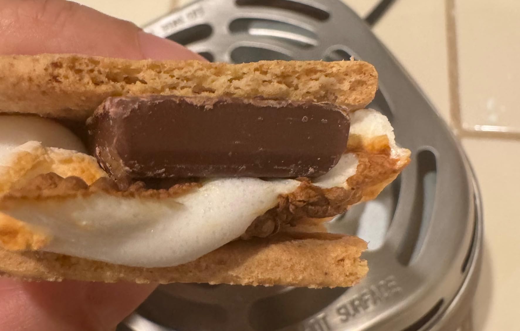 Nostalgia Tabletop Indoor Electric S'mores Maker - Smores Kit With Marshmallow Roasting Sticks and 4 Trays customer photo 1
