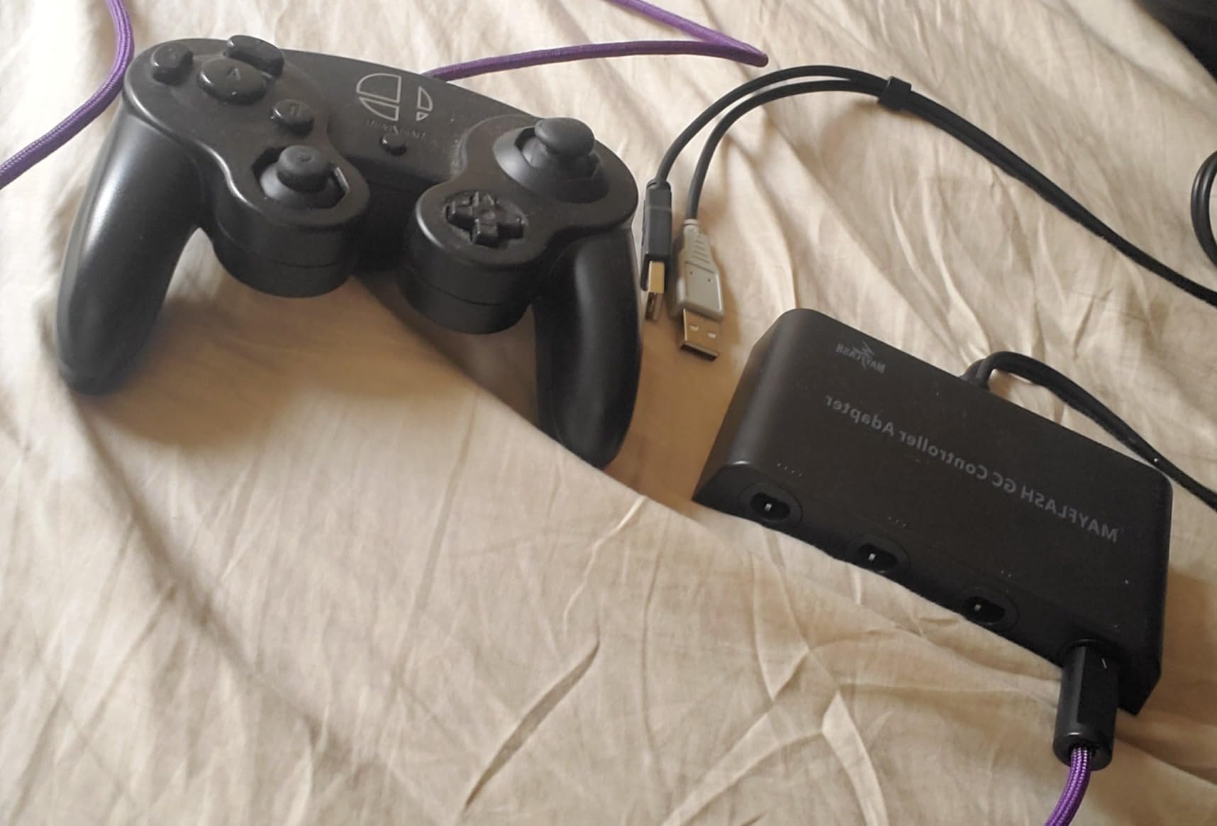 Mayflash Gamecube Controller Adapter for Wii U, PC Windows and Switch/Switch 2, 4 Ports customer photo 2
