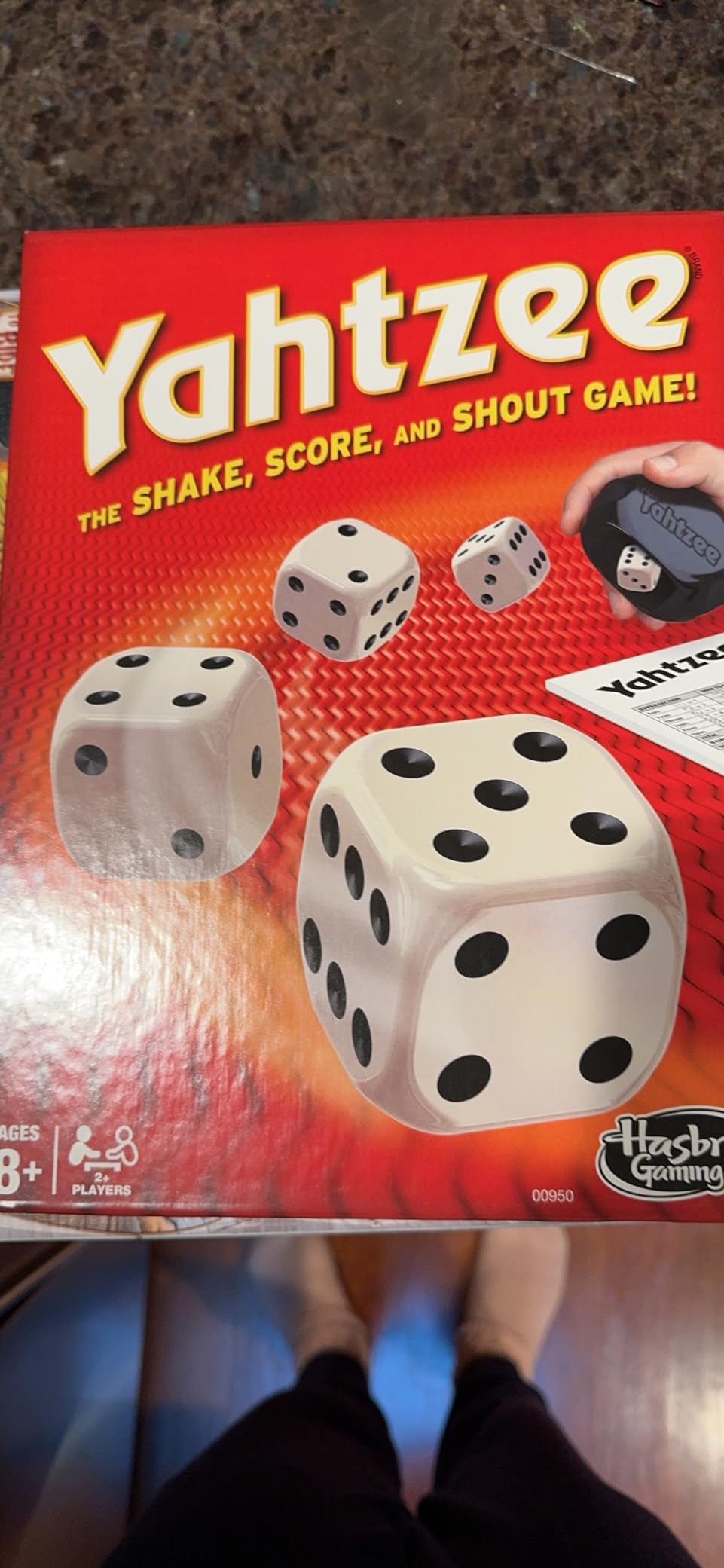 Hasbro Gaming Yahtzee Game, Fast-Playing Dice Games for Kids, Teens, and Adults, Strategy Games, Family Games for Kids, 2 or More Players, Ages 8 and Up customer photo 2