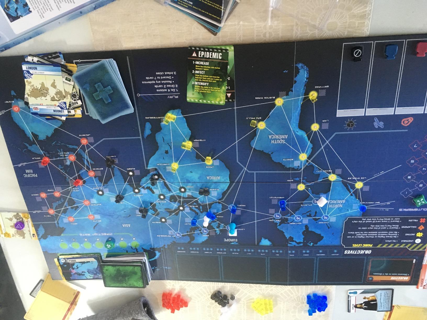 Pandemic Legacy Season 1 Board Game (Blue) - Epic Year-Long Battle Against Deadly Diseases! Cooperative Strategy Game for Family Game Night, Ages 13+, 2-4 Players customer photo 2