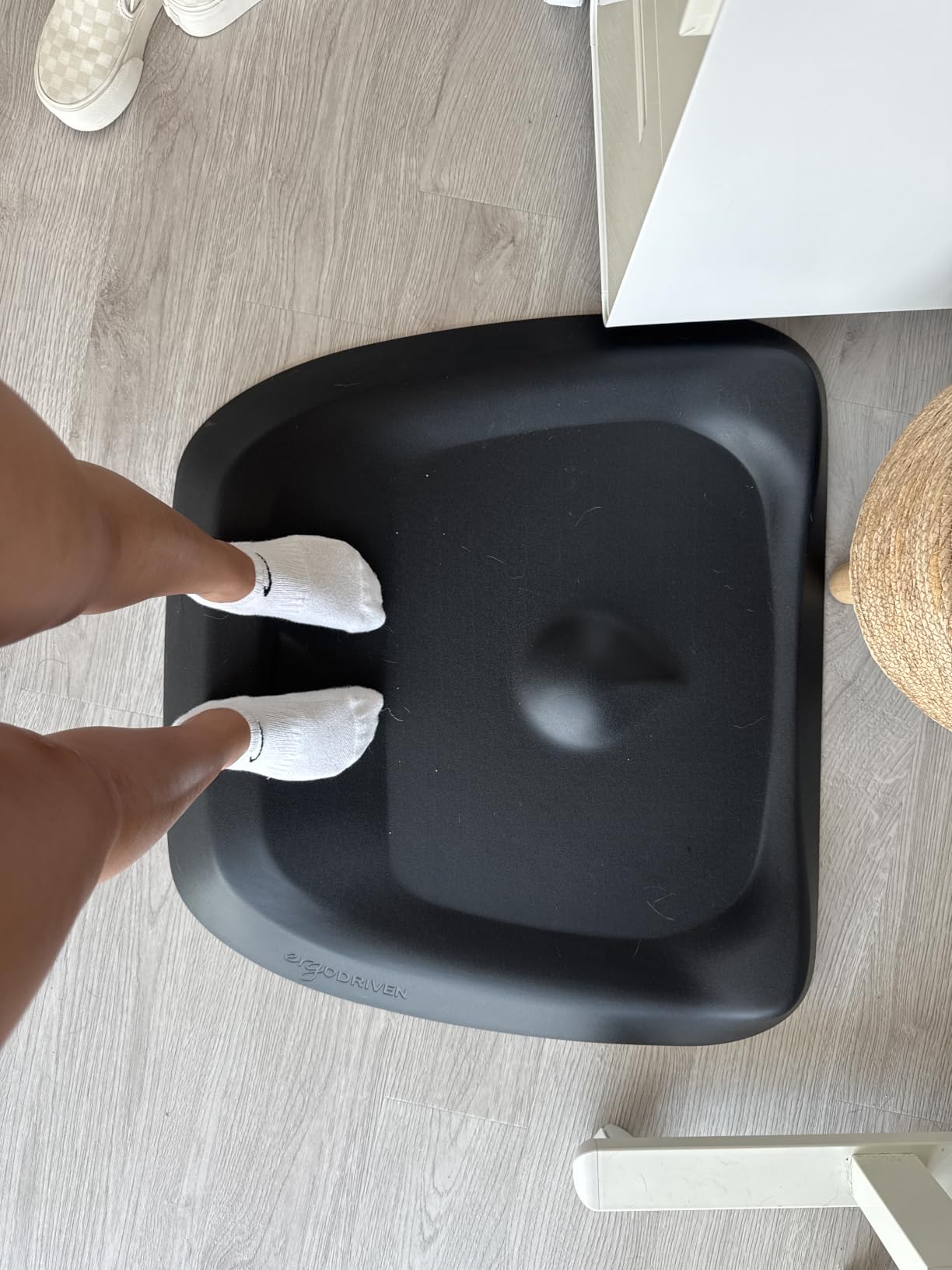 The Standing Desk Mat - Topo by Ergodriven | Premium Not-Flat Anti-Fatigue Standing Desk Mat with Calculated Terrain | Ultra-Thick Deluxe Comfort Foam, Durable, PVC-Free customer photo 2