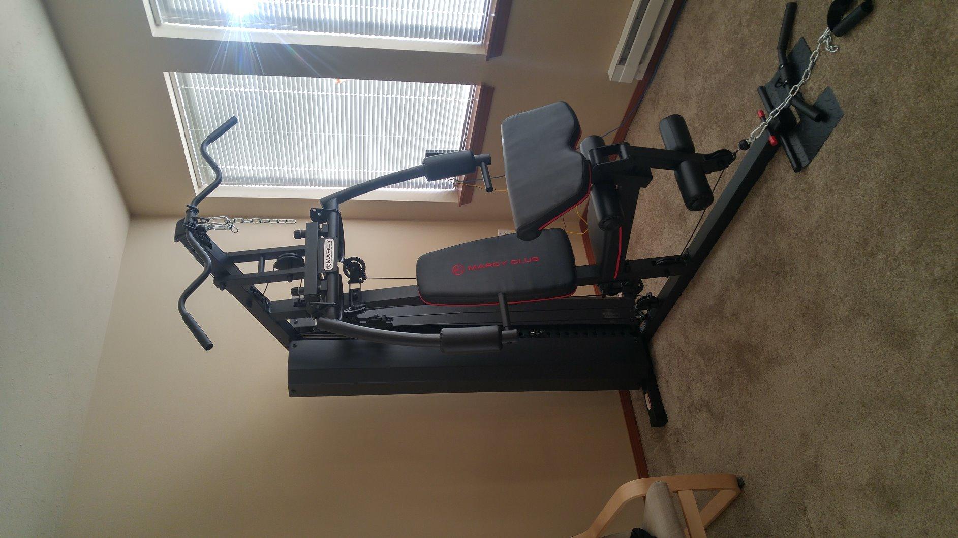 Marcy Multifunctional Workout Station 100lbs to 200lbs Stack Home Gym for Weightlifting and Bodybuilding customer photo 1