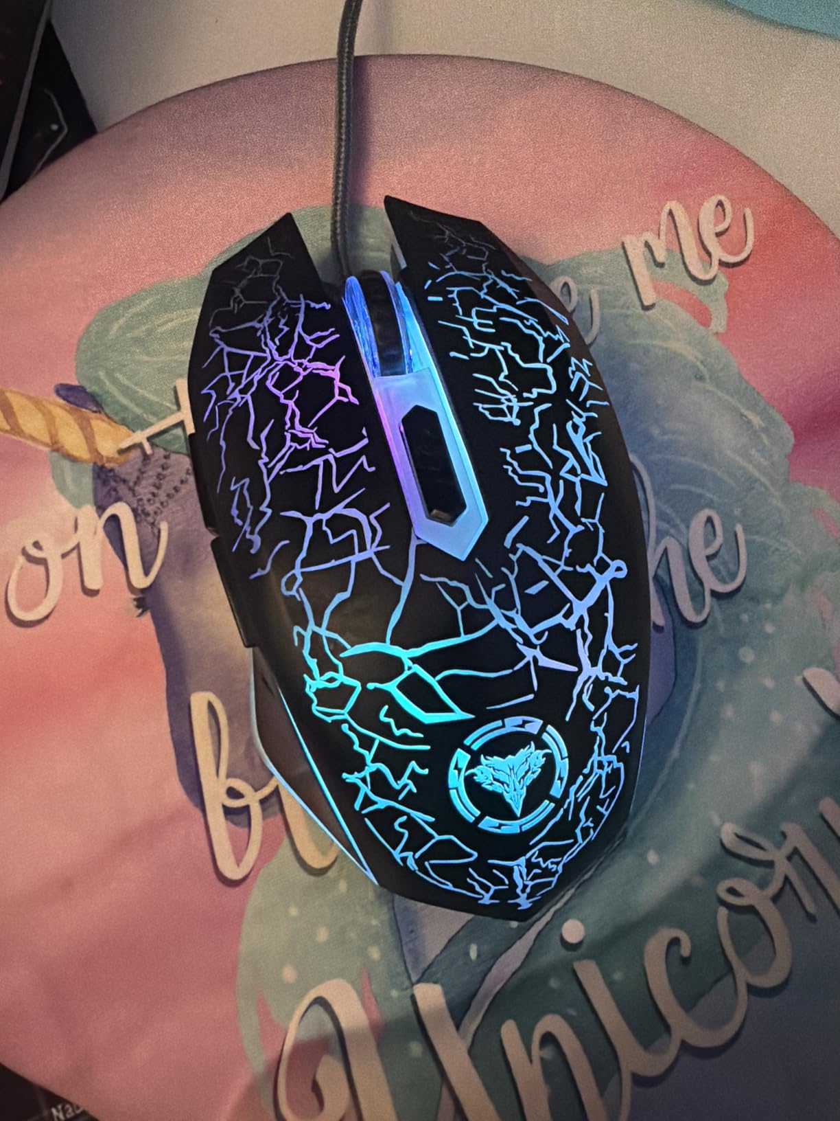 BENGOO Gaming Mouse Wired with RGB Backlit, Ergonomic PC Computer Mice | 4 Adjustable DPI up to 3600, 6 Programmable Buttons, Optical Gamer Mouse for PC Laptop Windows 7/8/10/XP Vista Linux customer photo 2