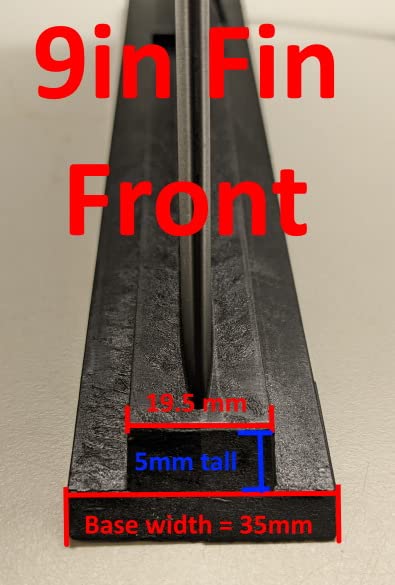 Retrospec Replacement Fins for Inflatable Paddle Board - Essential SUP Accessories Set of 3 - Removable Black Fins for Precise Steering in All Waters - Compatible with Retrospec Weekender & June iSUPs customer photo 1