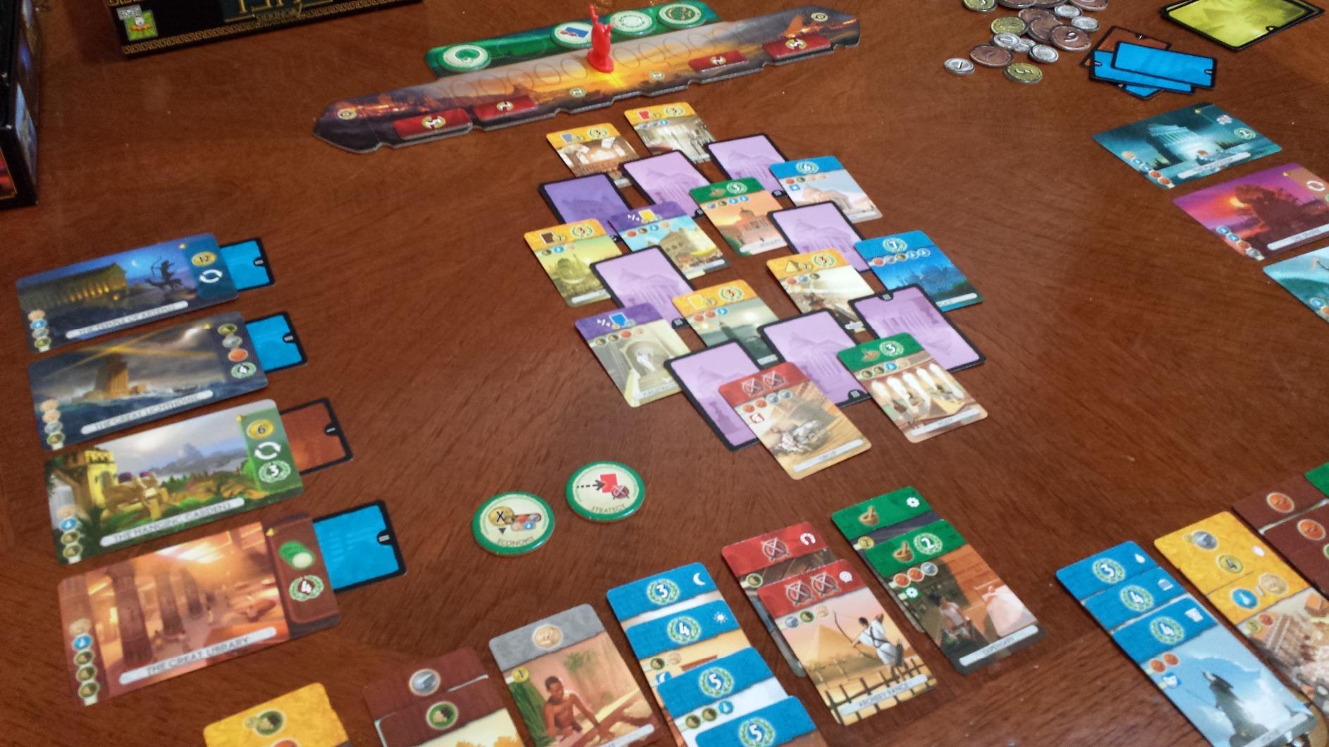 Asmodee 7 Wonders Duel Board Game BASE GAME - Intense Two-Player Battles in the Ancient World, Strategy Game for Kids and Adults, Ages 10+, 2 Players, 30 Minute Playtime customer photo 1