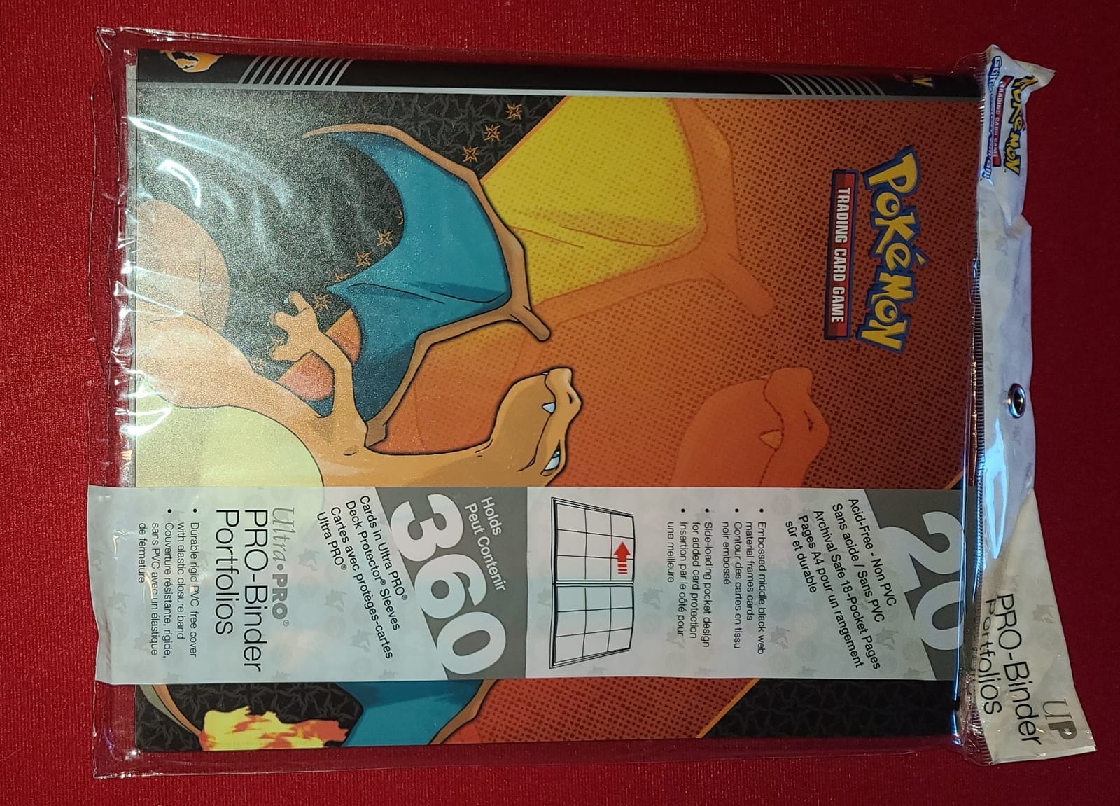 Ultra Pro - Pokemon: Charizard 9-Pocket Full-View PRO Binder Red, Trading Card Collector's Album Display Binder Protection Solution customer photo 2