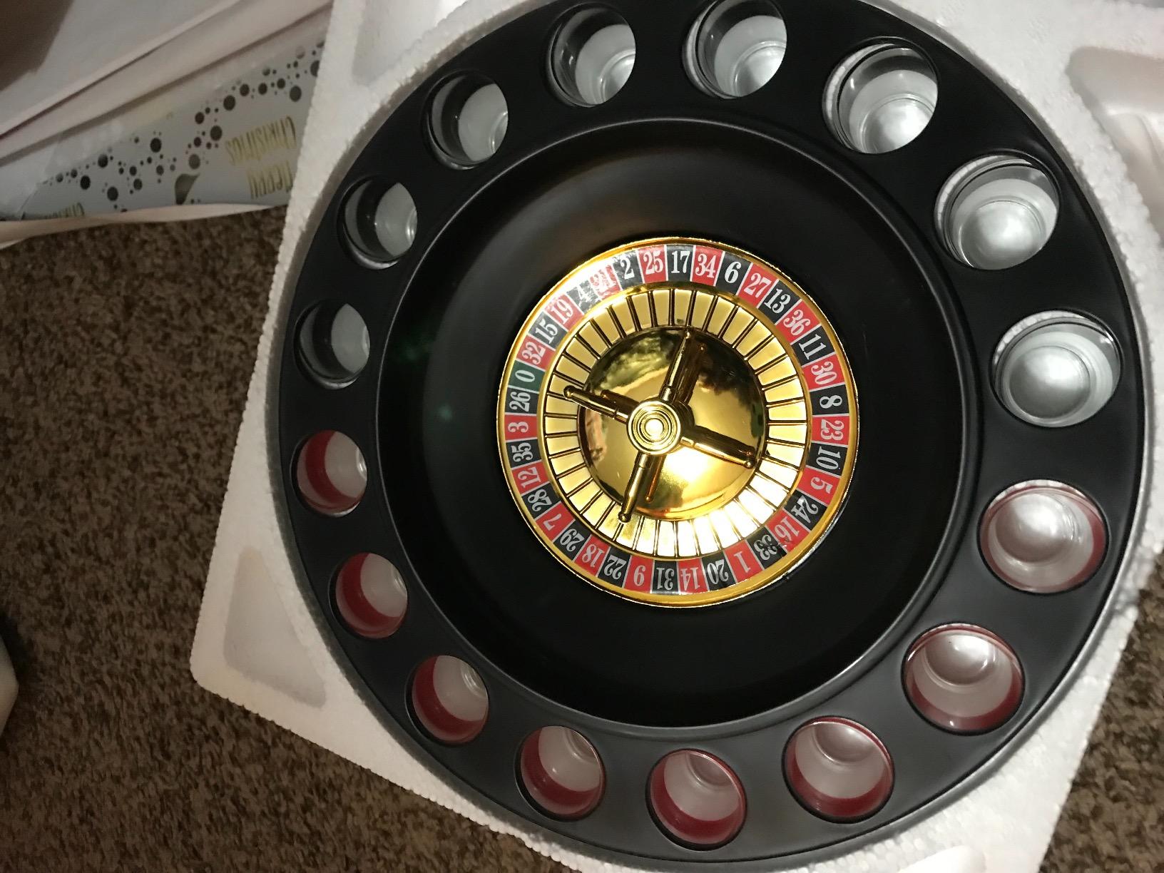 Drinking Game Glass Roulette - Drinking Game Set (2 Balls and 16 Glasses) Casino Style Drinking Game customer photo 1
