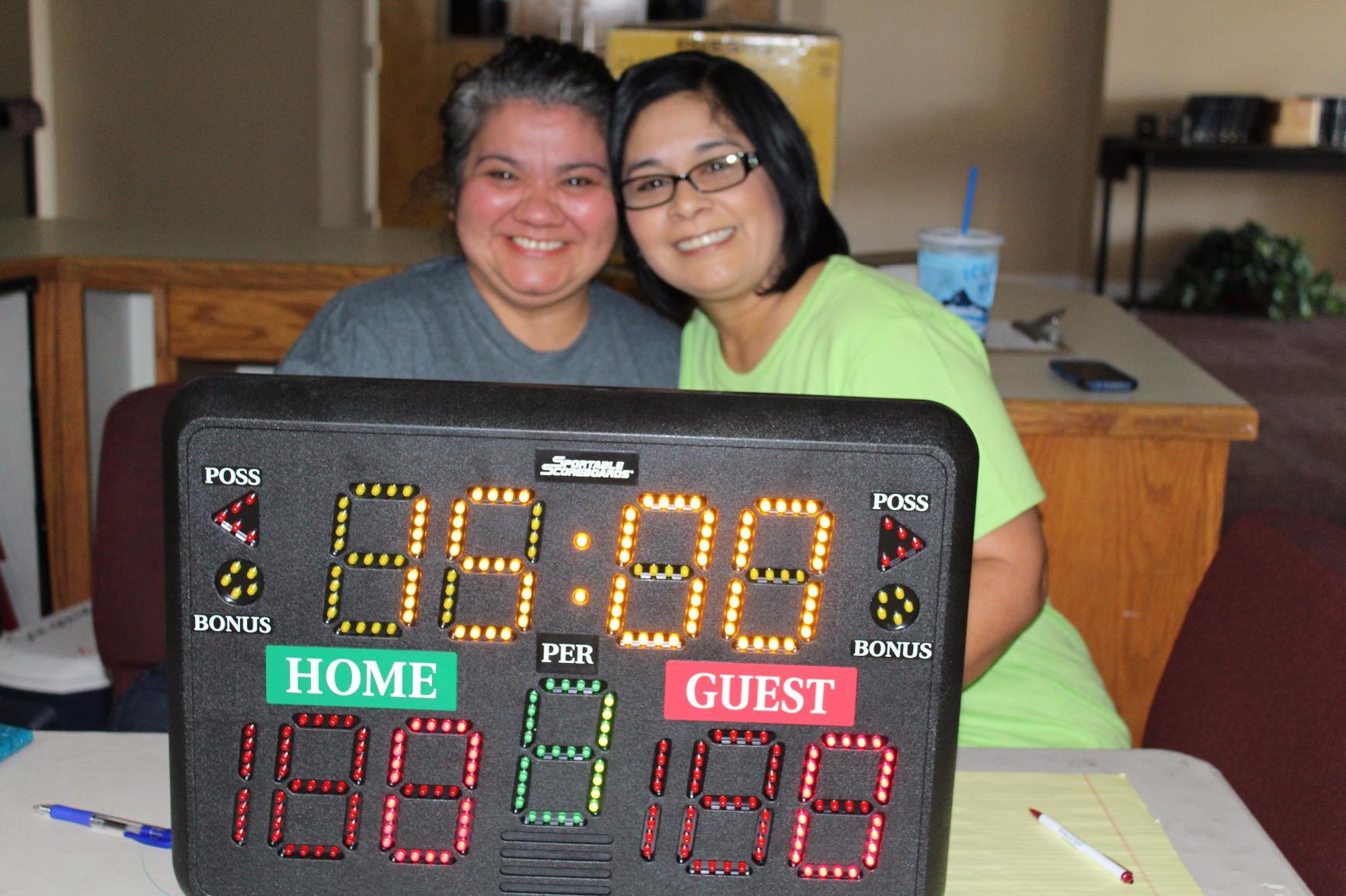 Multisport Indoor Tabletop Scoreboard- Used for Basketball, Volleyball, Wrestling and More customer photo 1