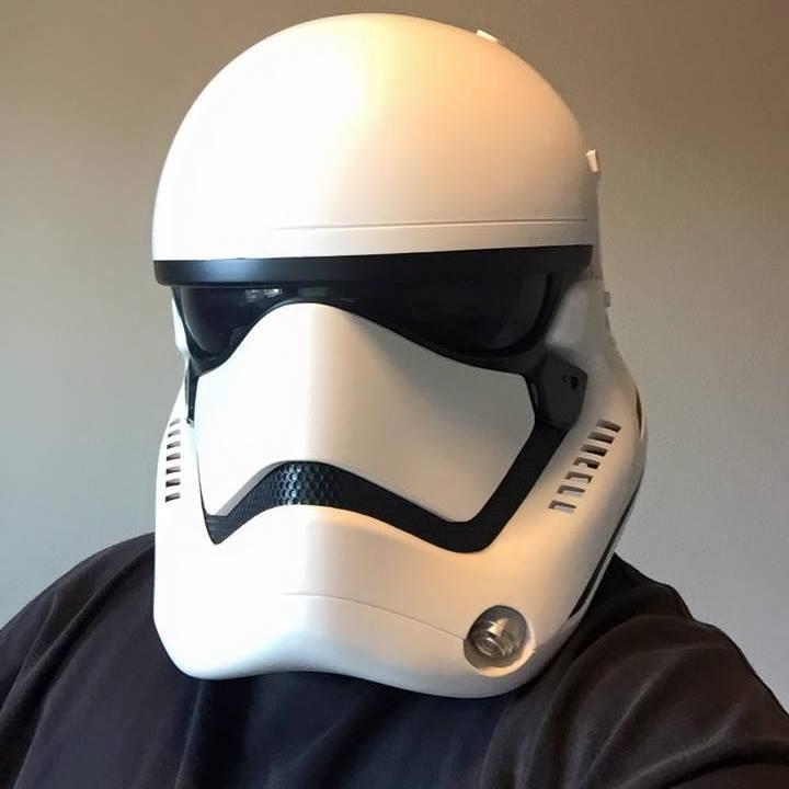 STAR WARS The Force Awakens Stormtrooper 1:1 Scale Helmet By Anovos customer photo 1